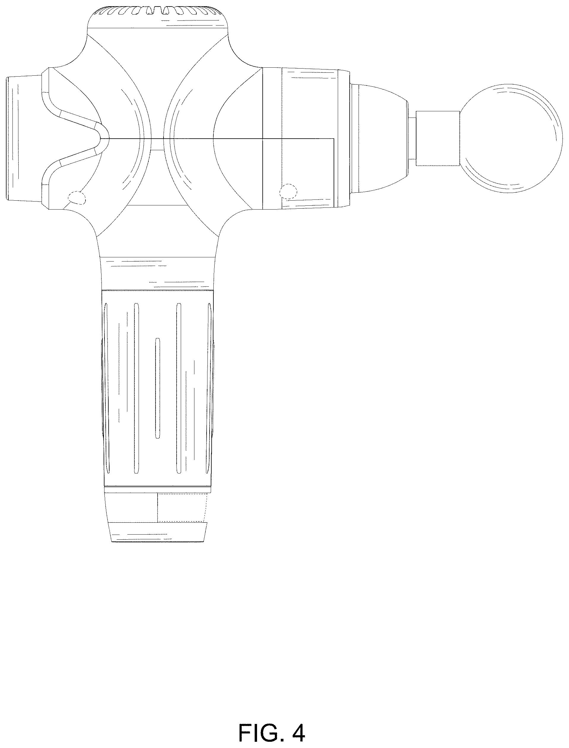 Patent USD1001296 Figure 4 – Massage gun