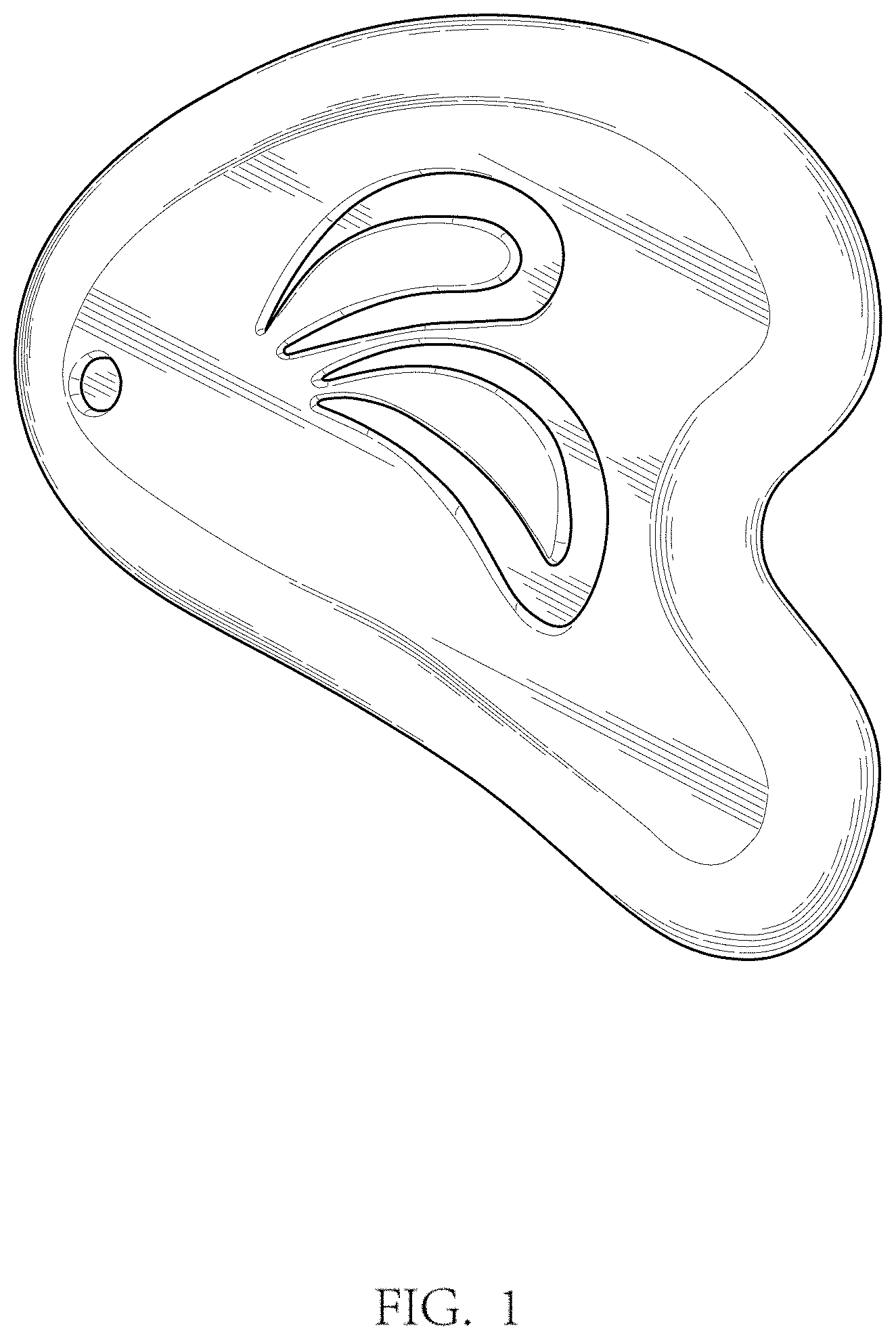 Patent USD1001297 — Scraping massage tool — Figure 1