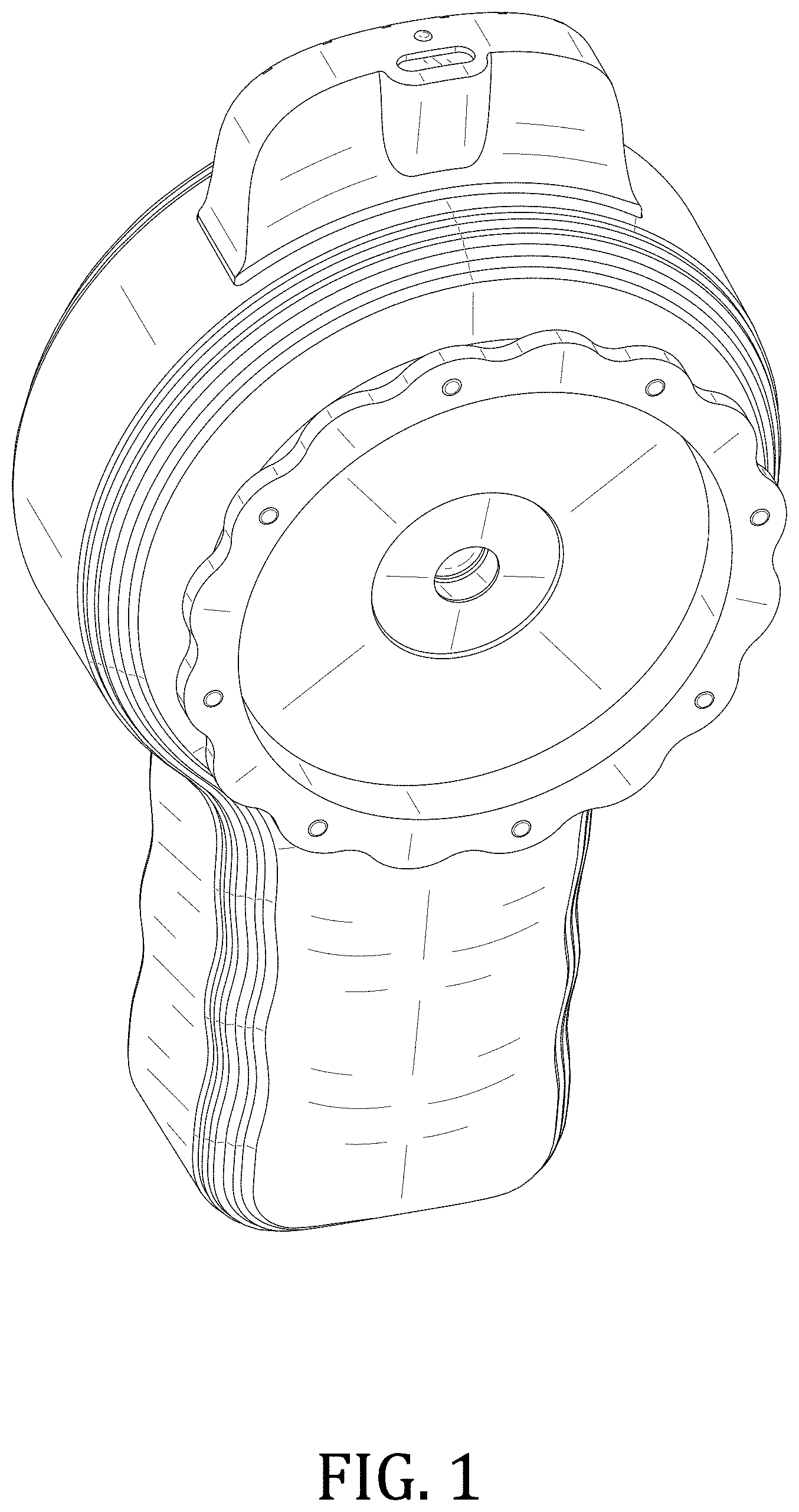 Patent USD1001298 Figure 1 – Massage device