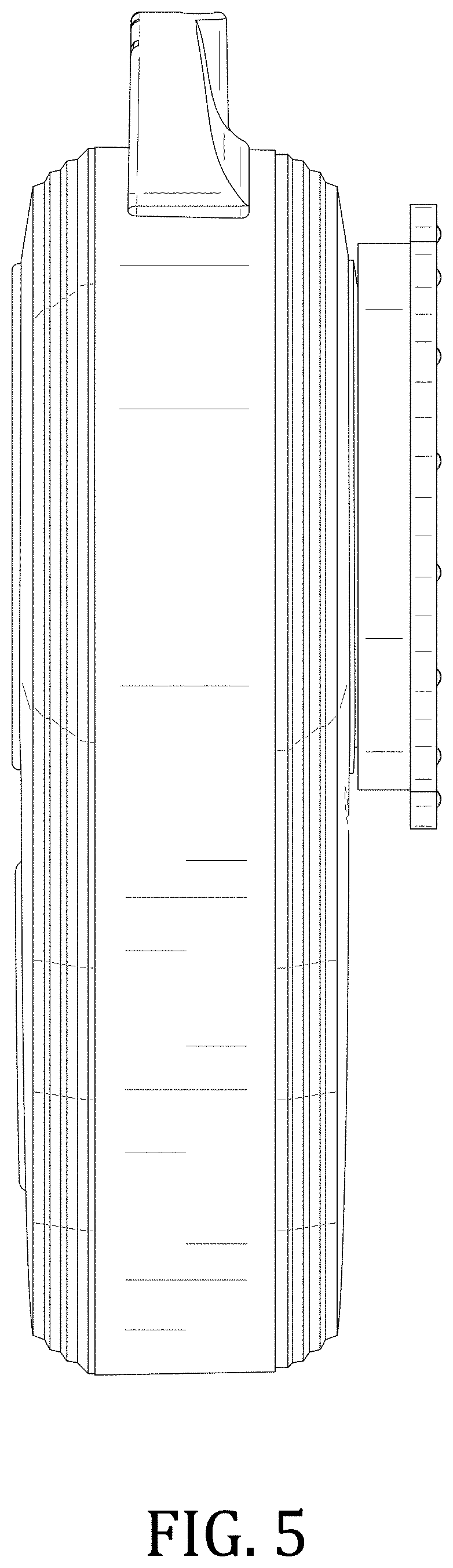 Patent USD1001298 Figure 5 – Massage device