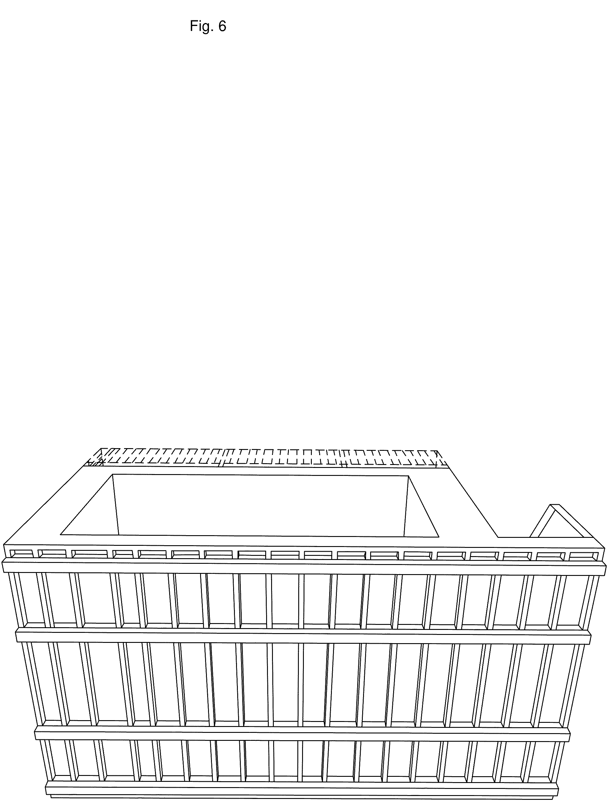 Patent USD1001313 Figure 6 – Tailgating shed