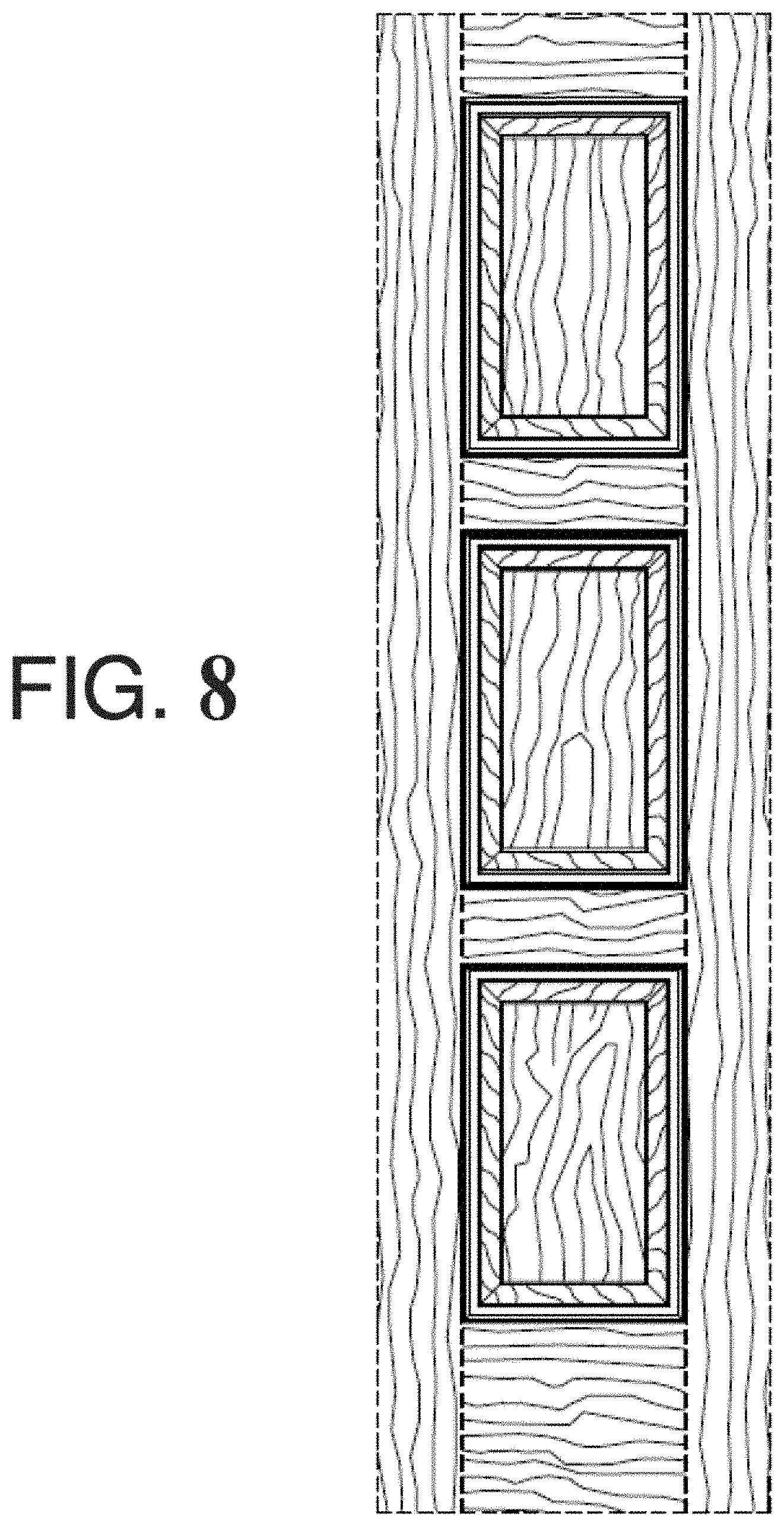 Patent USD1001314 Figure 8 – Door facing