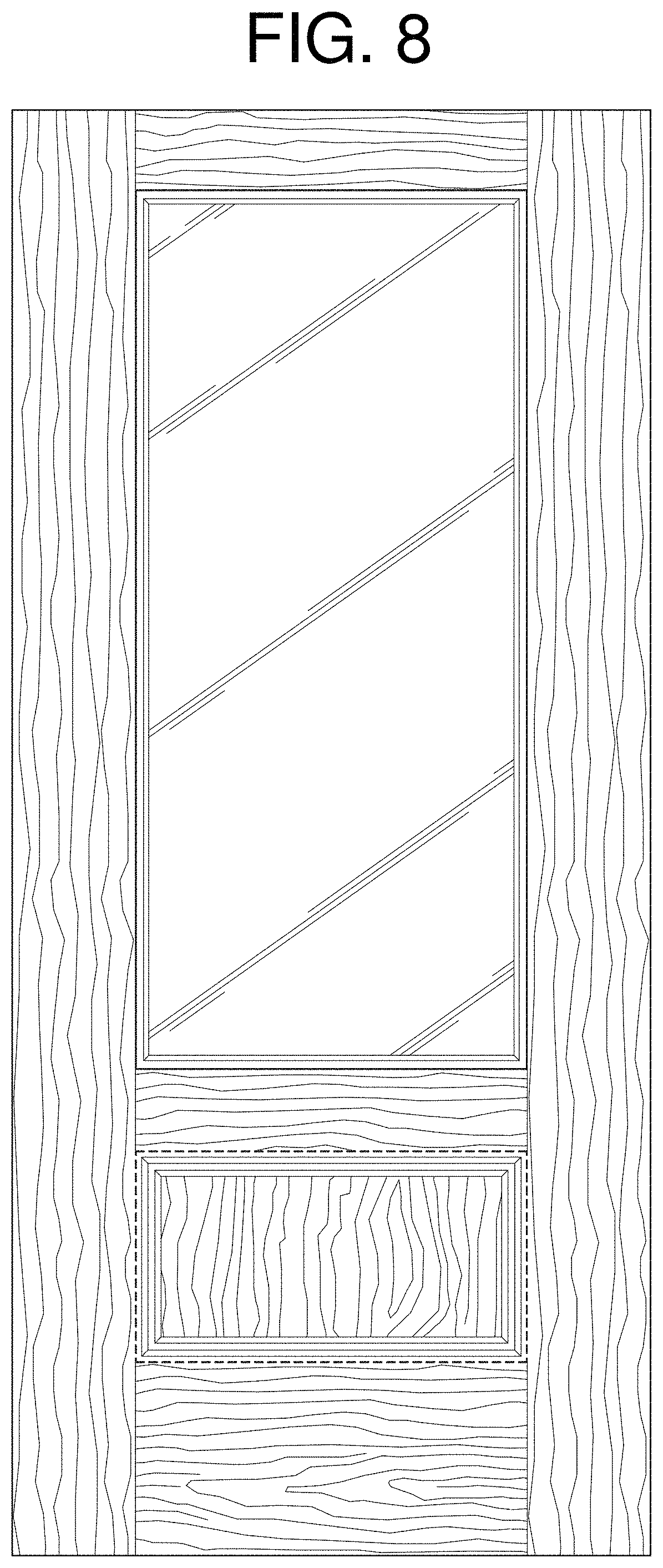 Patent USD1001316 Figure 8 – Door
