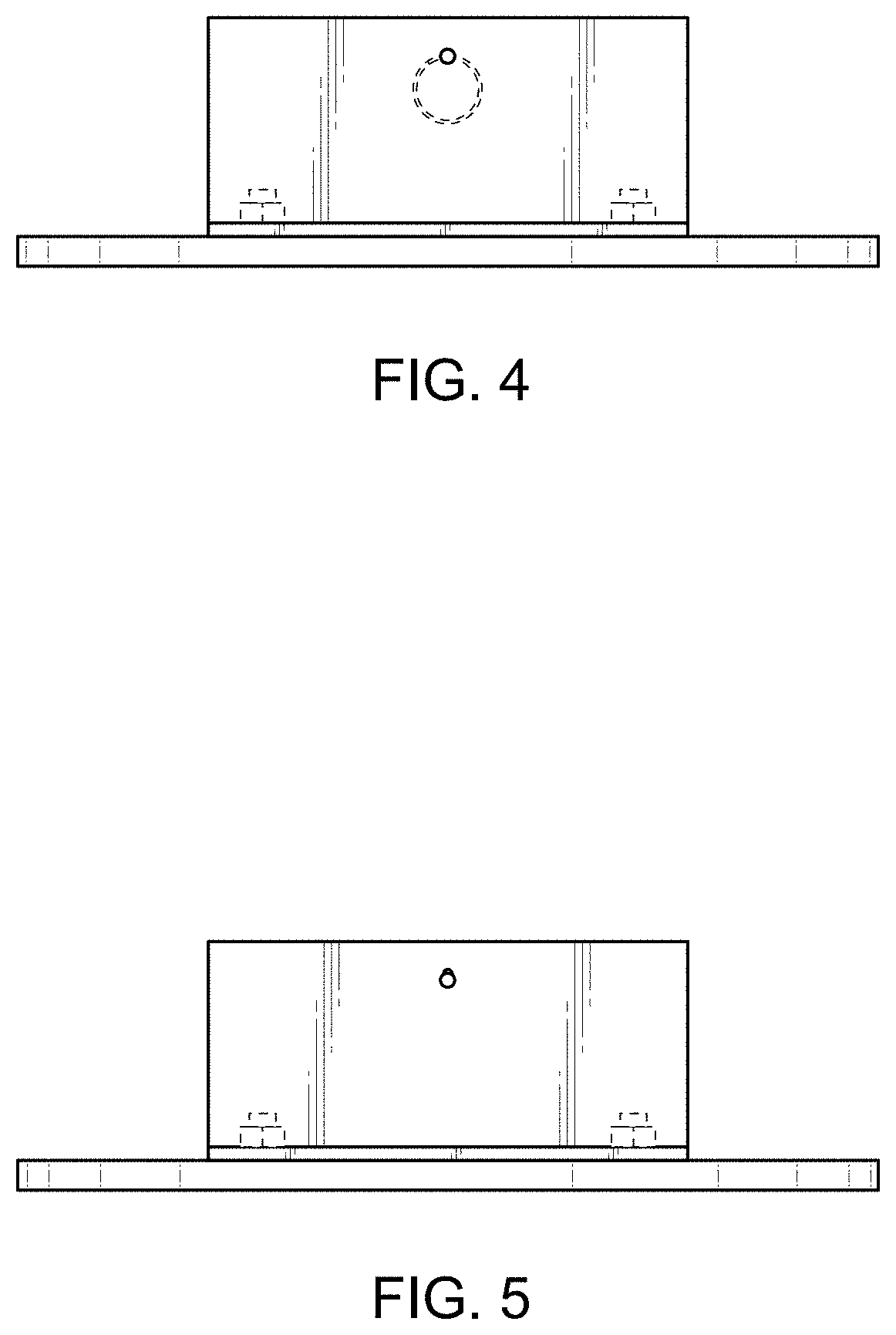 Patent USD1001318 Figure 3 – Stabilizing pad for ladder feet