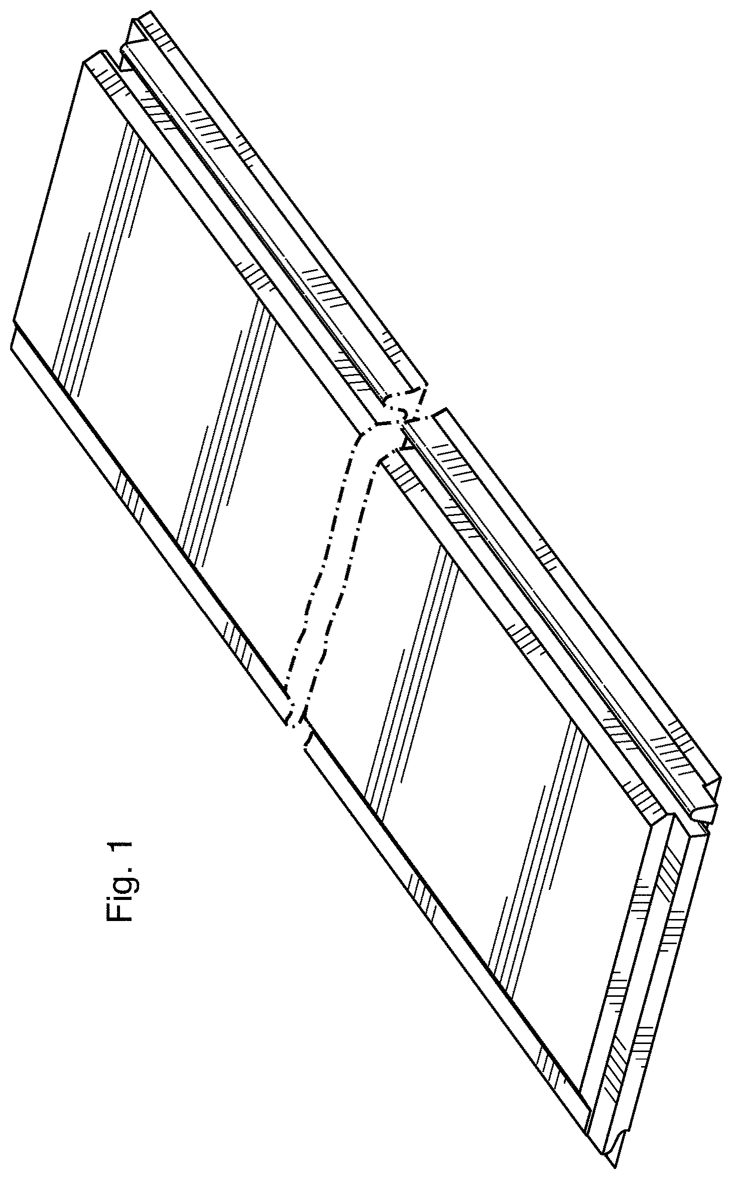 Patent USD1001321 Figure 1 – Interlockable board