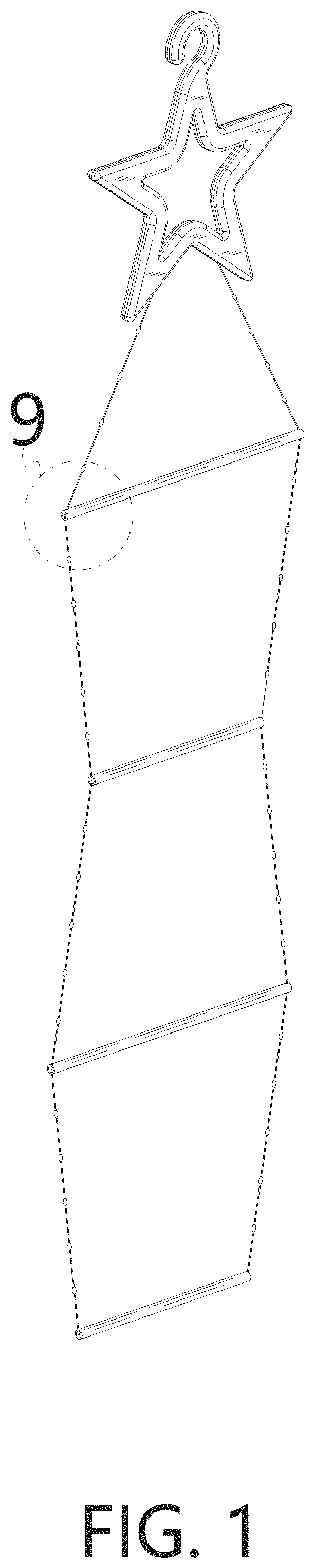 Patent USD1001322 Figure 1 – Christmas light