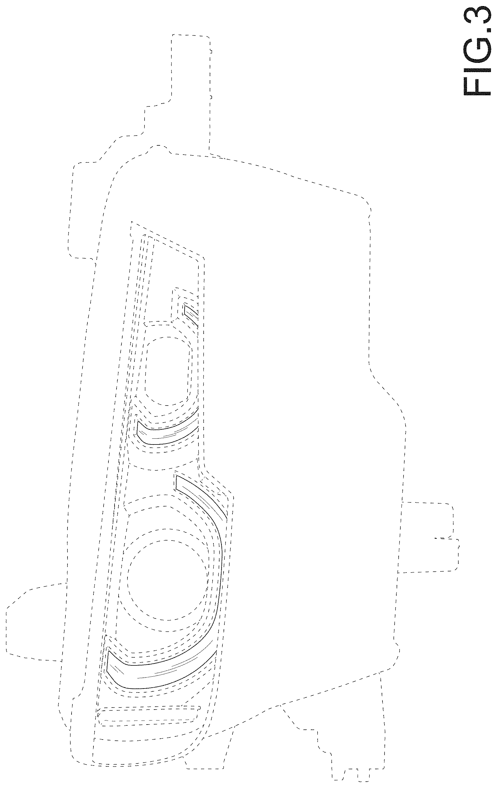 Patent USD1001323 Figure 3 – Headlight for a motor vehicle