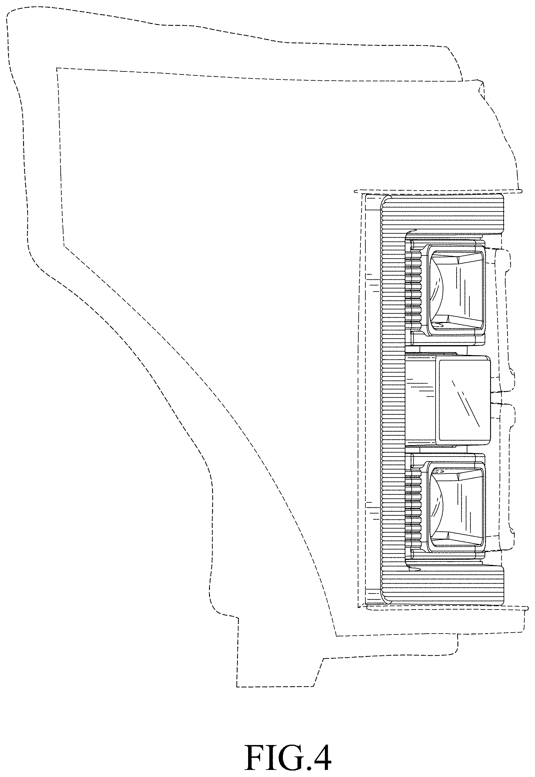 Patent USD1001324 Figure 4 – Vehicle lamp