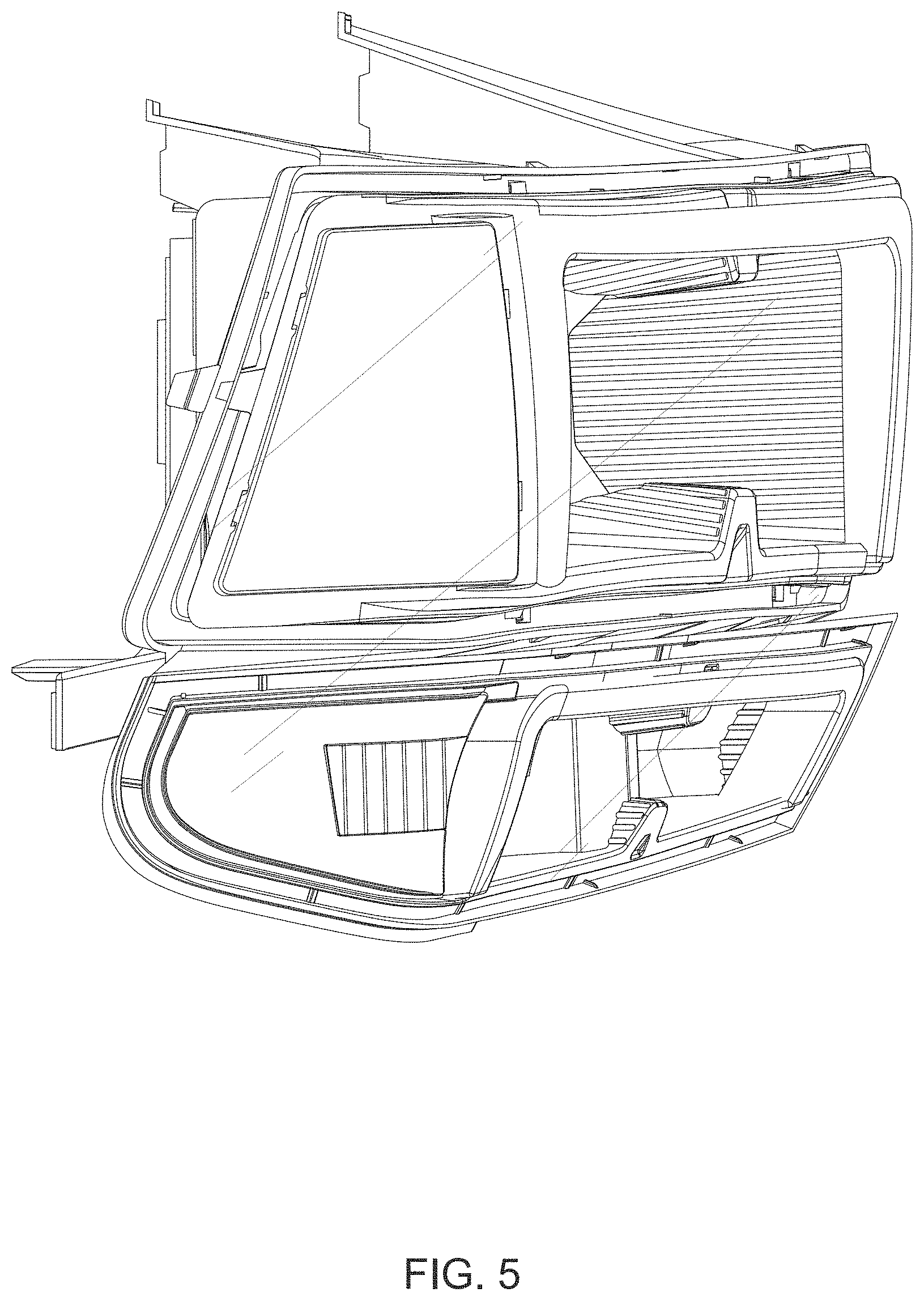 Patent USD1001325 Figure 5 – Automobile LED headlight