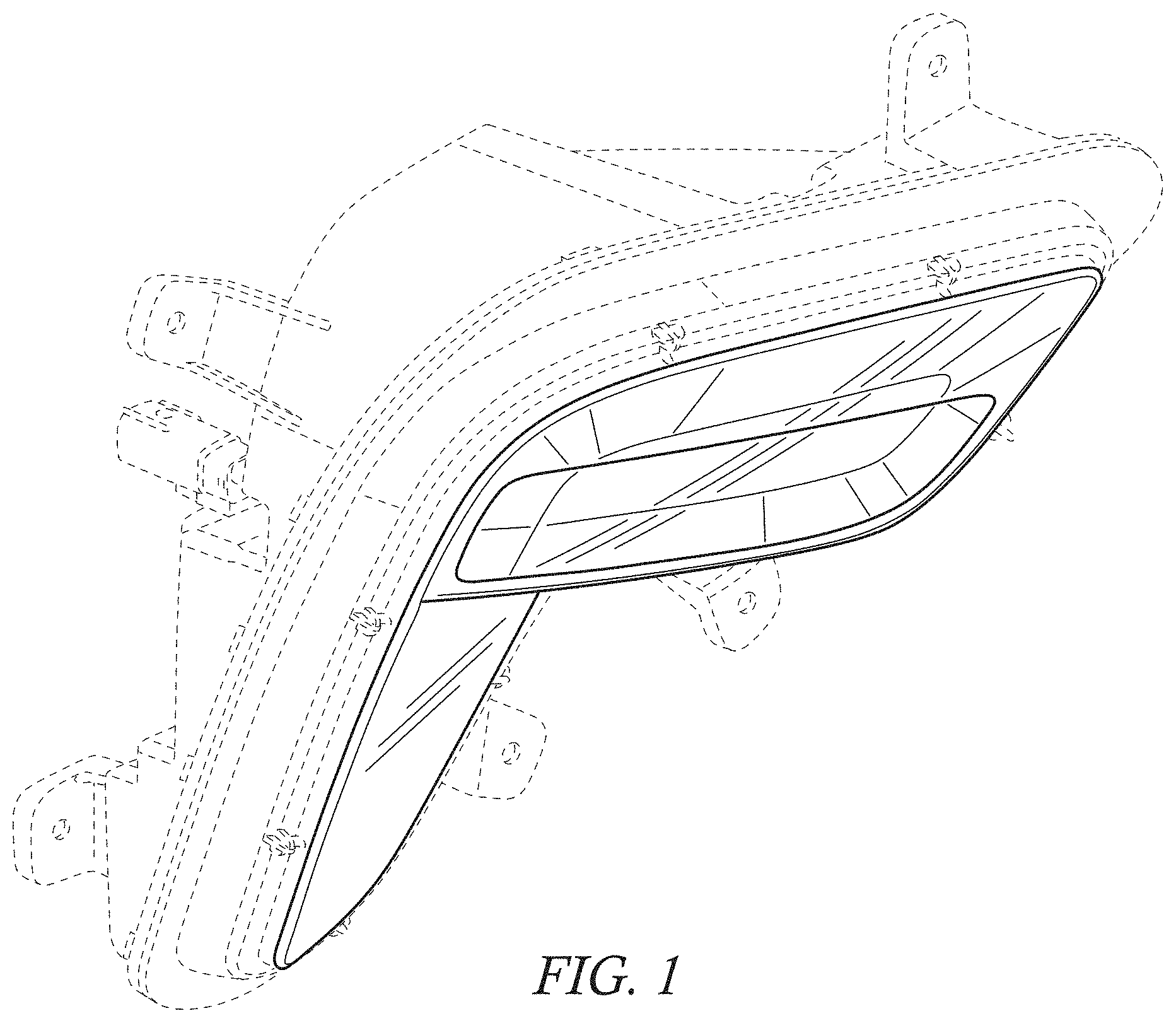 Patent USD1001326 Figure 1 – Vehicle taillamp