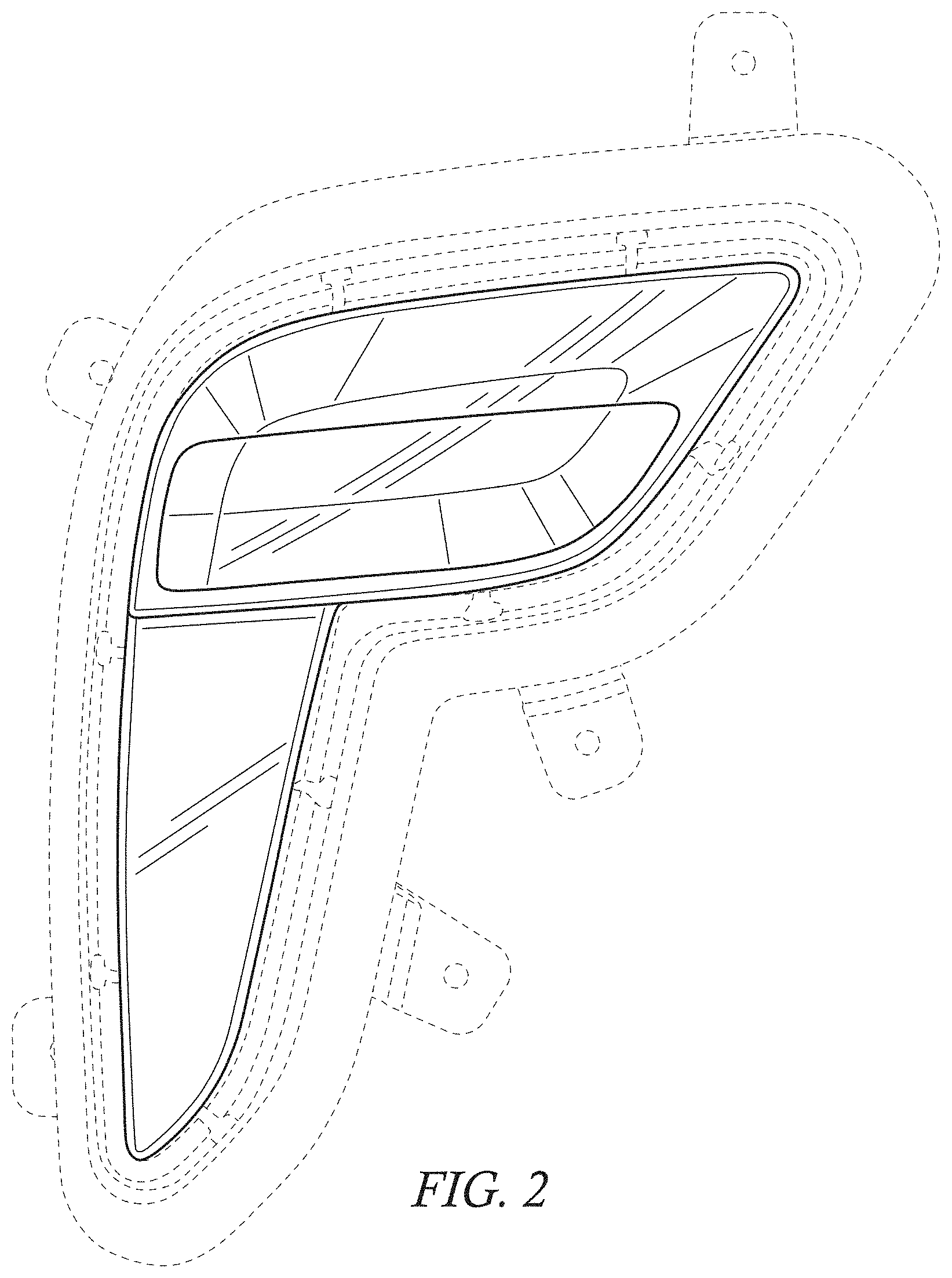 Patent USD1001326 Figure 2 – Vehicle taillamp