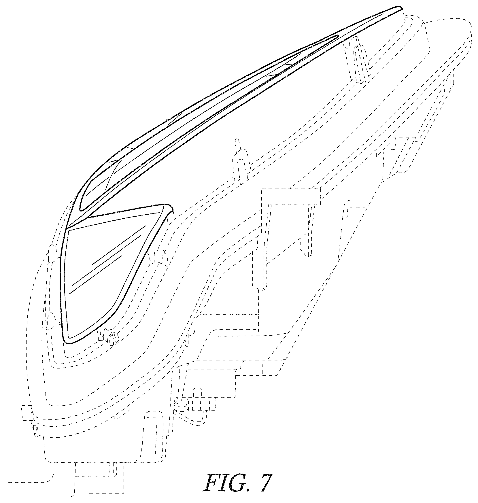 Patent USD1001326 Figure 7 – Vehicle taillamp