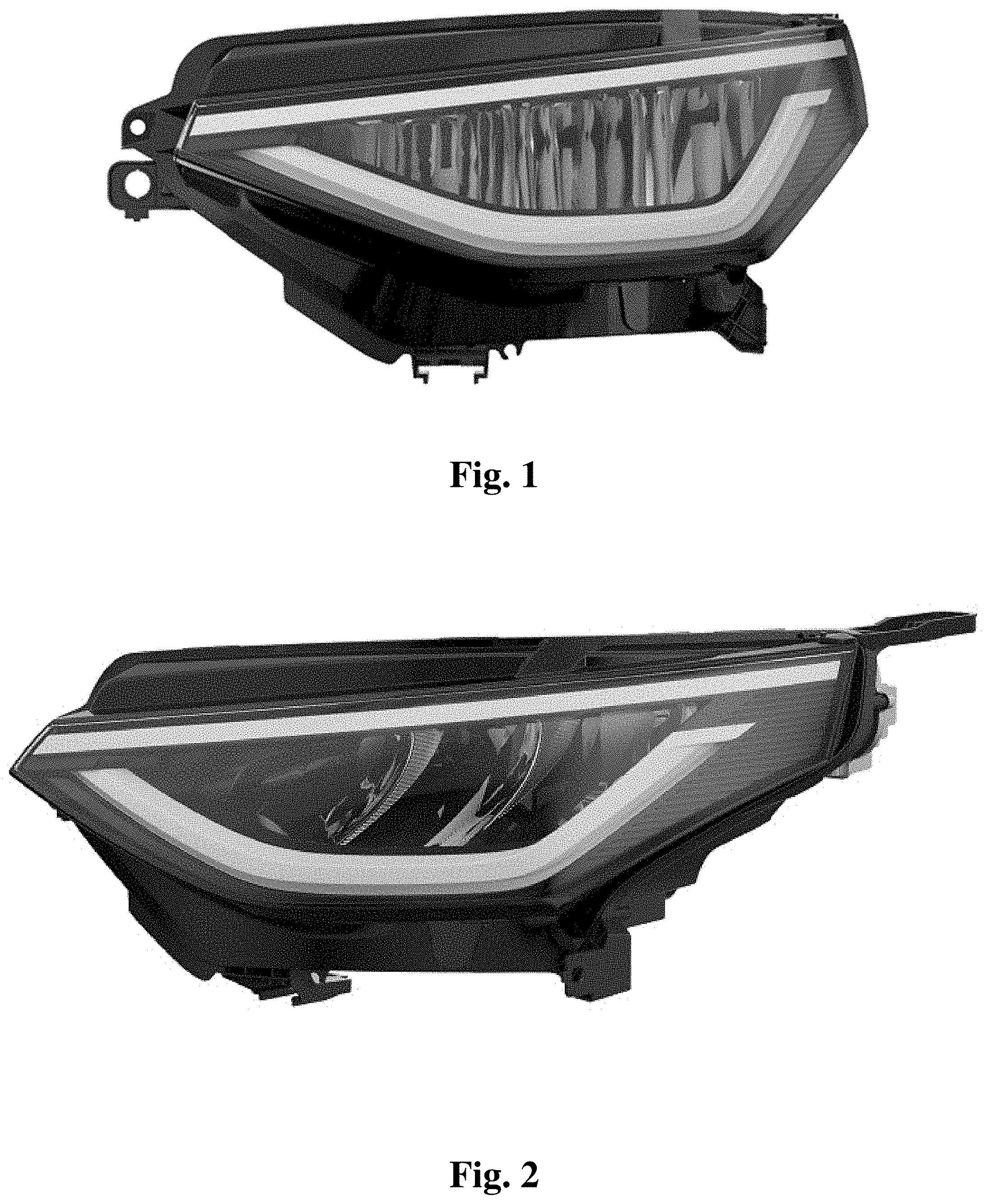 Patent USD1001327 Figure 1 – Vehicle headlight