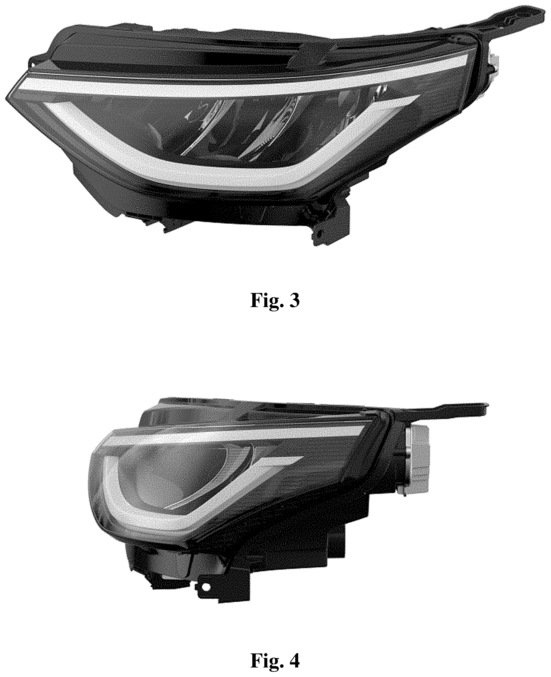Patent USD1001327 Figure 2 – Vehicle headlight