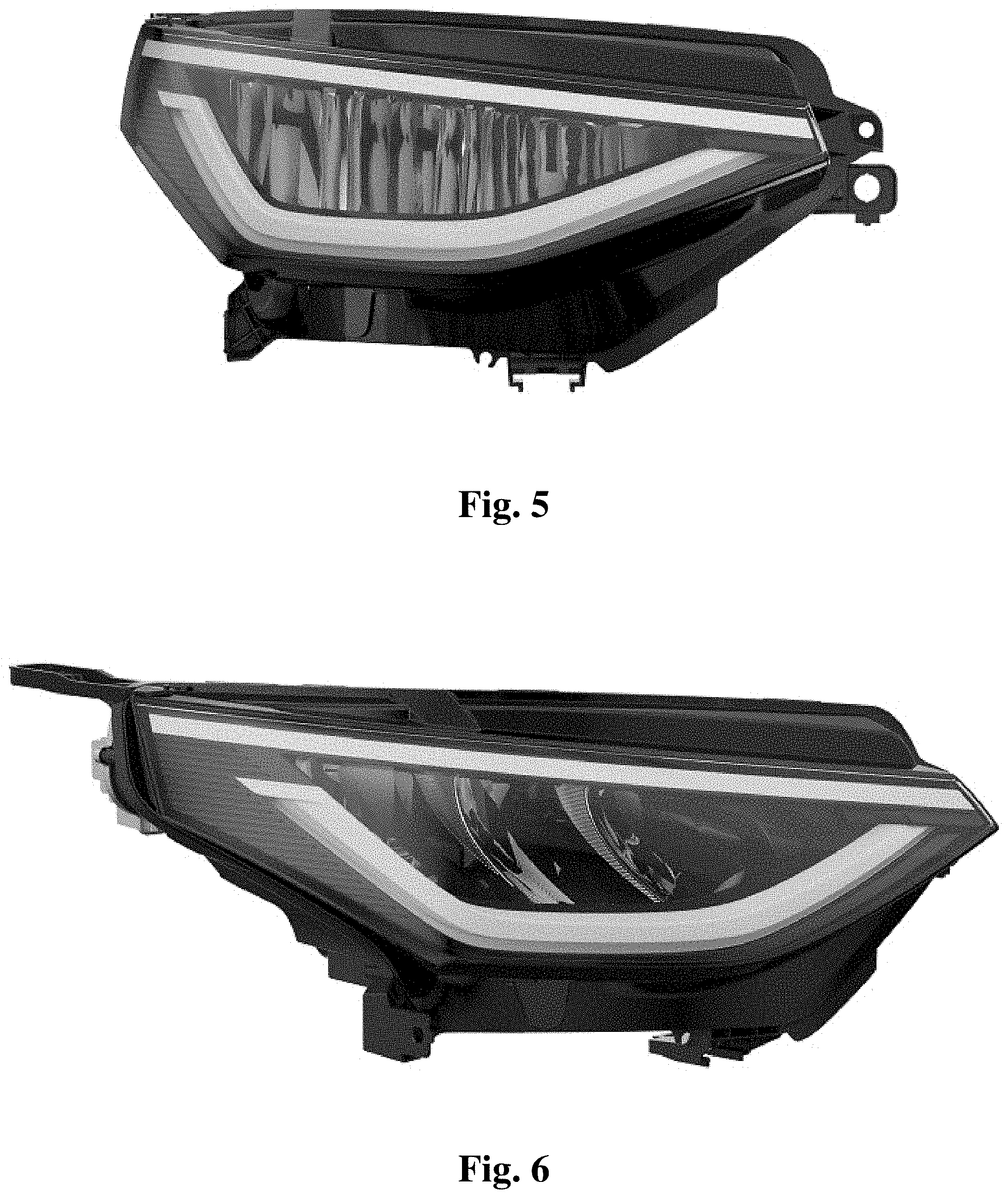 Patent USD1001327 Figure 3 – Vehicle headlight