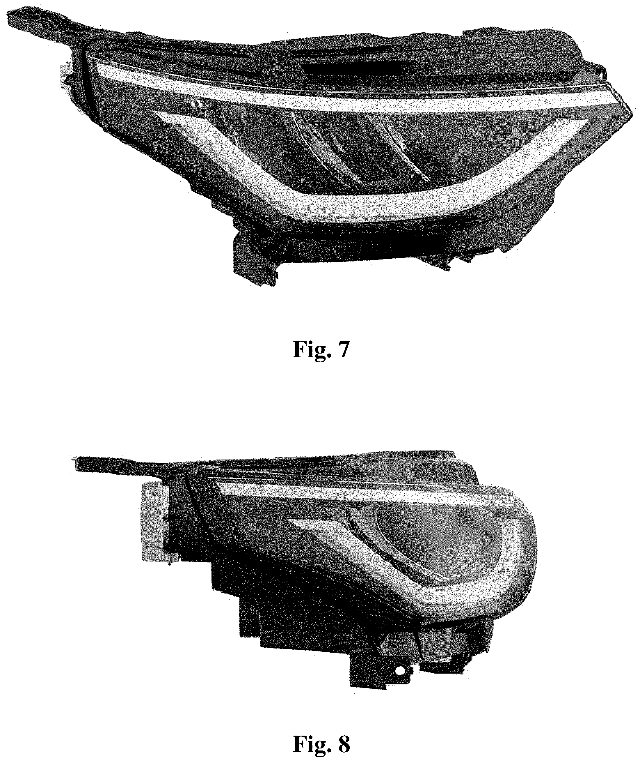Patent USD1001327 Figure 4 – Vehicle headlight
