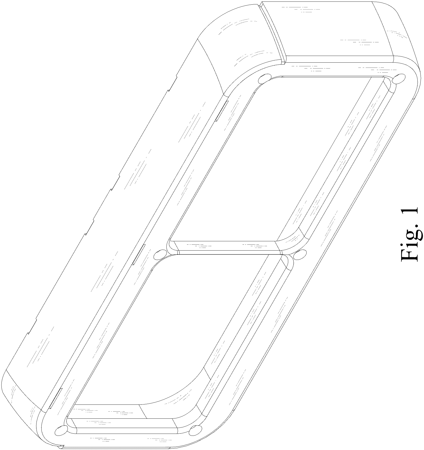 Patent USD1001328 Figure 1 – Light frame for automobile