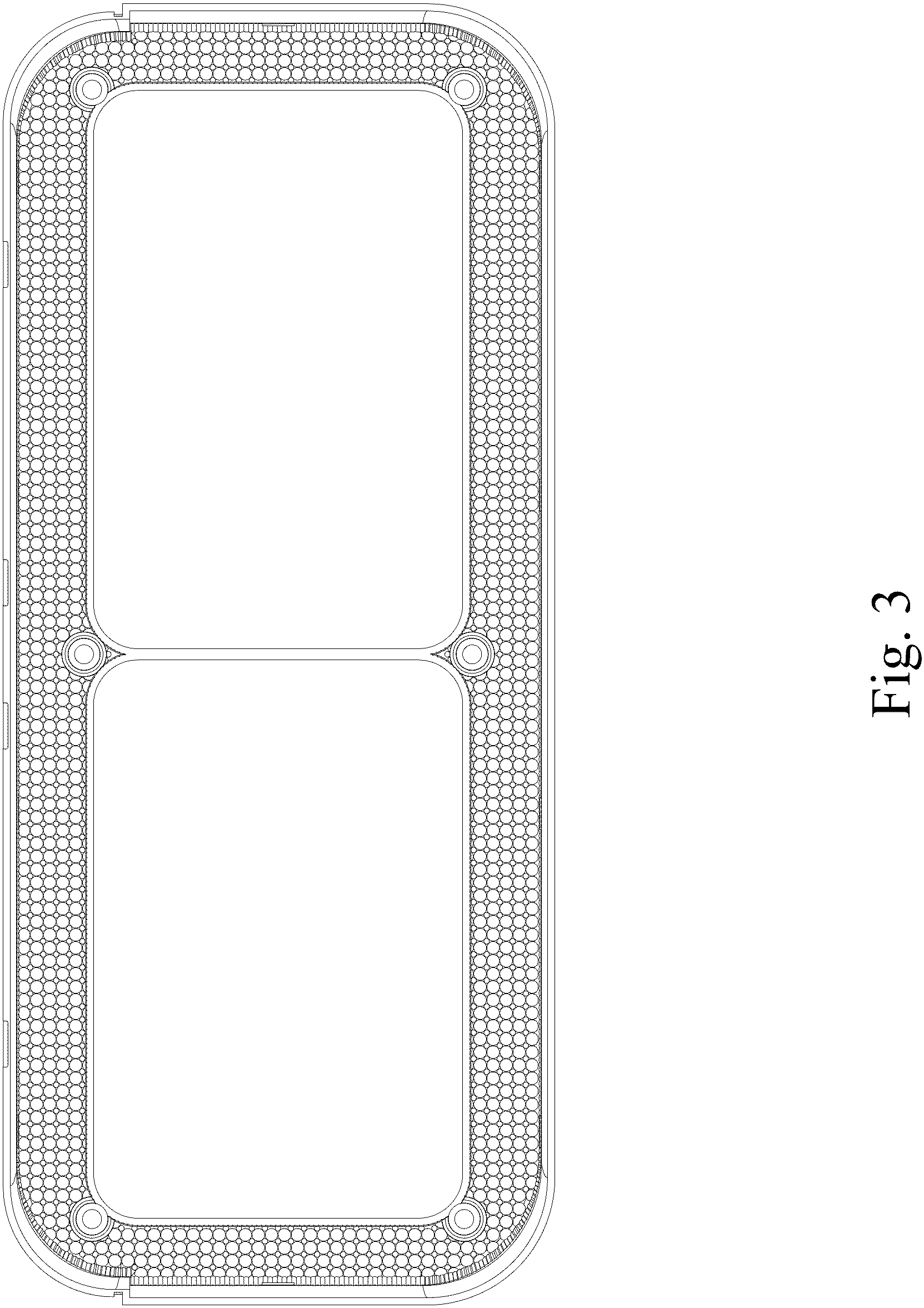 Patent USD1001328 Figure 3 – Light frame for automobile