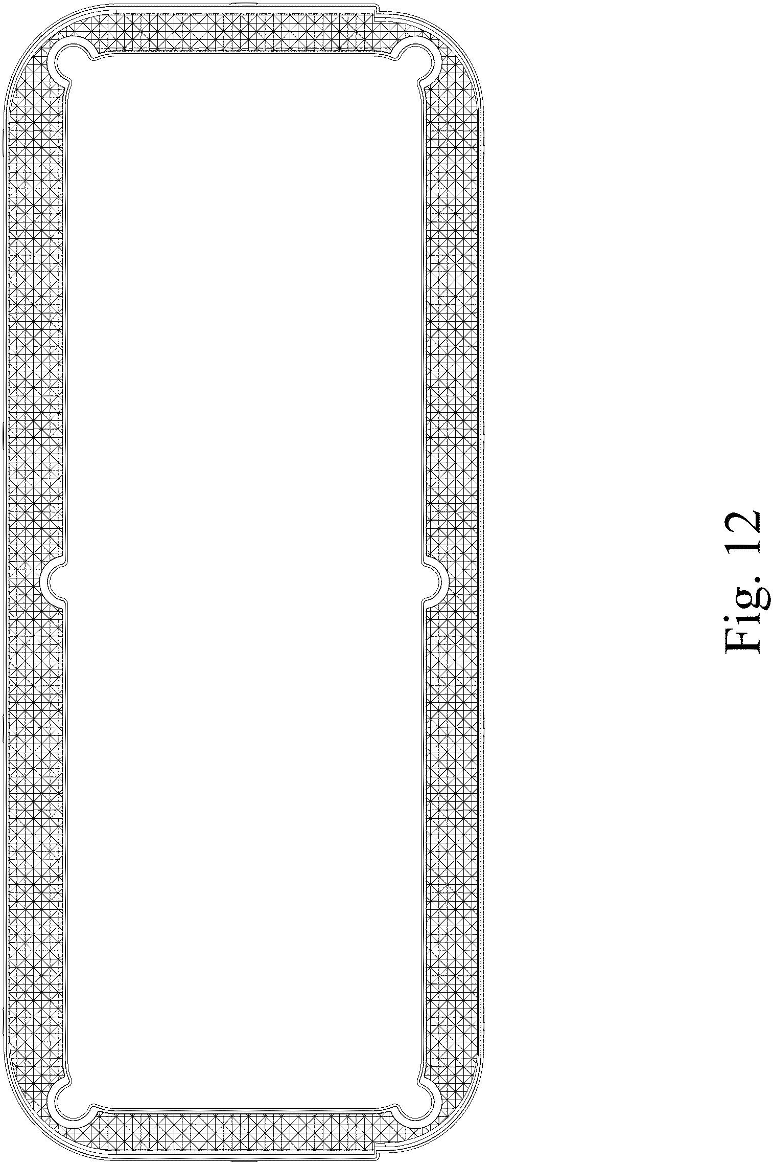 Patent USD1001328 Figure 12 – Light frame for automobile