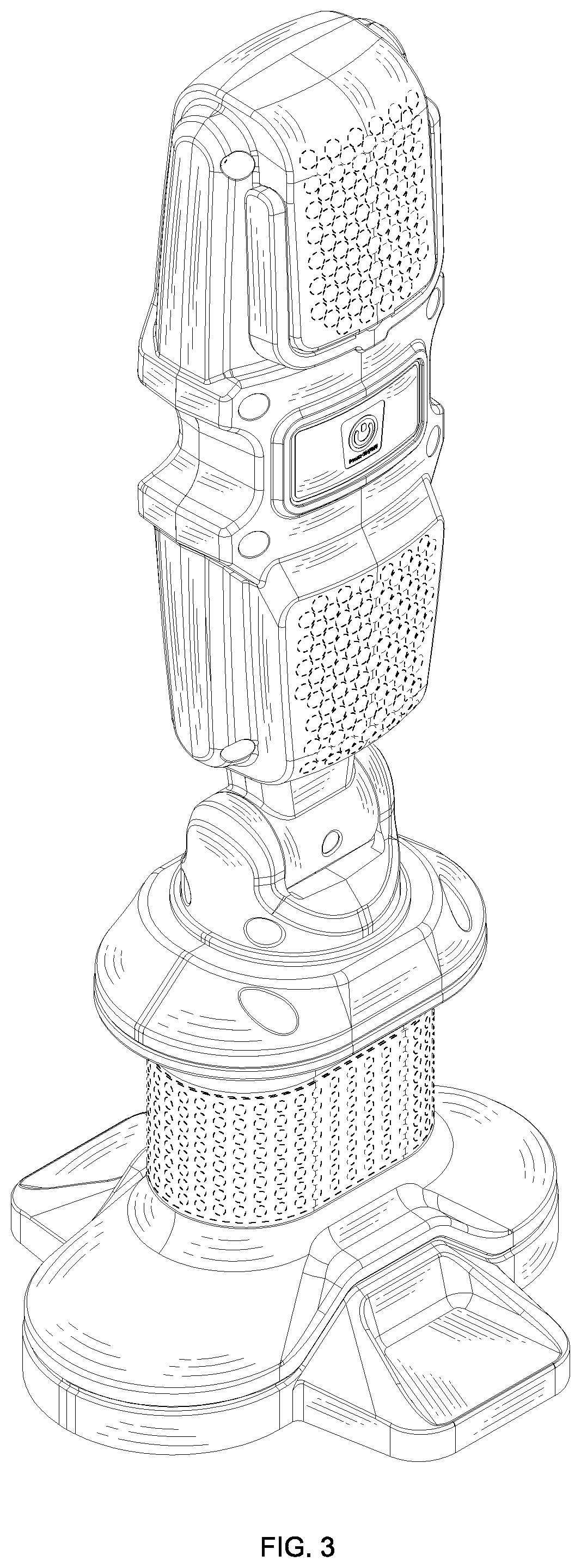 Patent USD1001329 Figure 3 – Work light