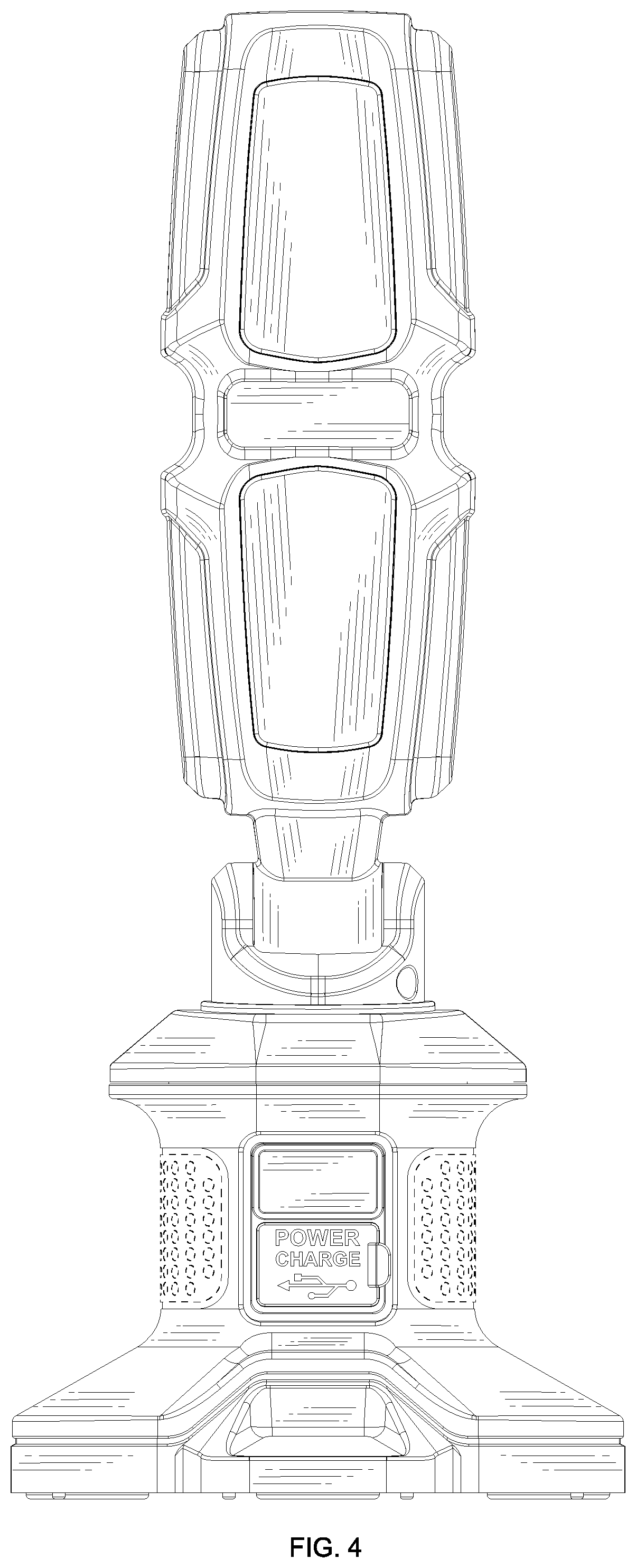 Patent USD1001329 Figure 4 – Work light