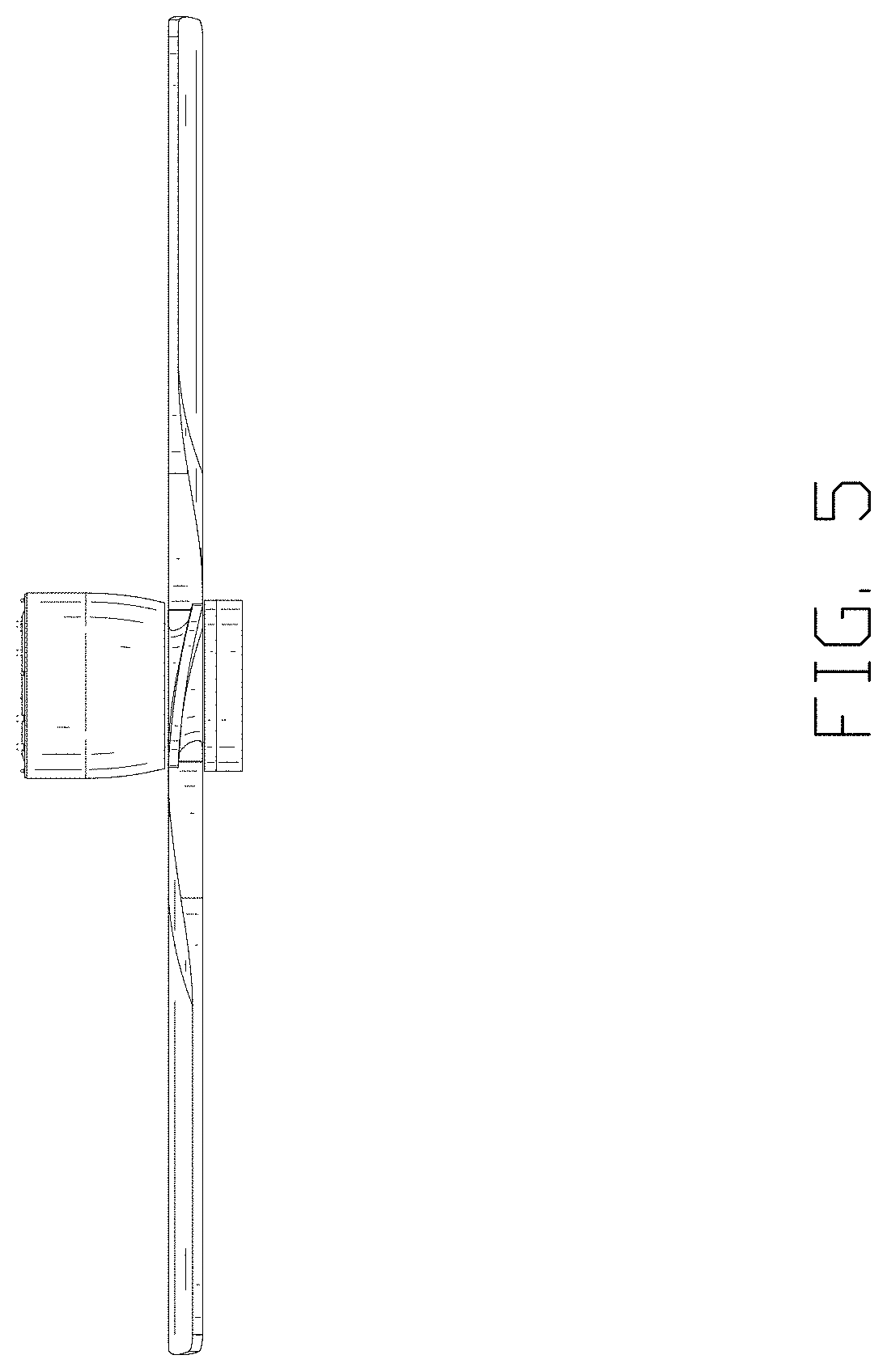 Patent USD1001331 Figure 5 – Ceiling fan with lamp