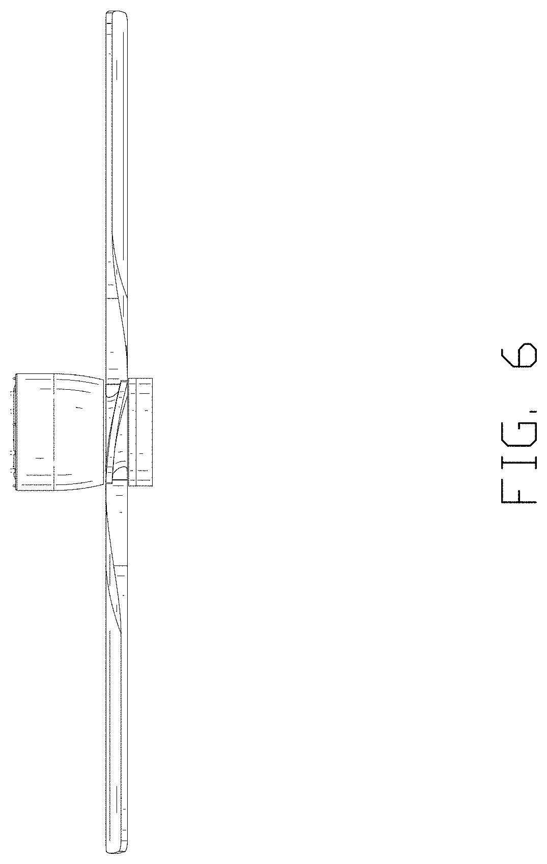 Patent USD1001331 Figure 6 – Ceiling fan with lamp