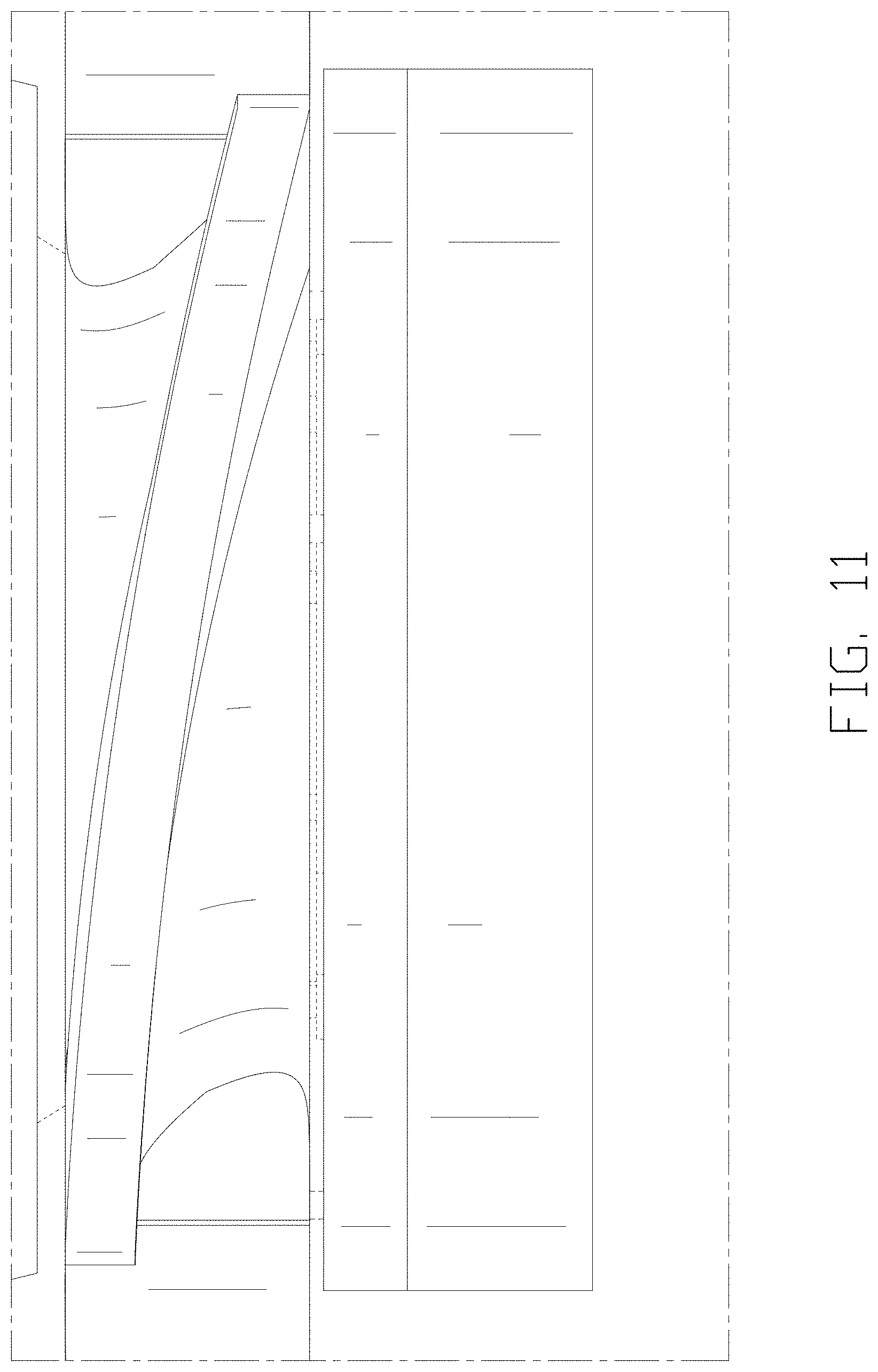 Patent USD1001331 Figure 11 – Ceiling fan with lamp