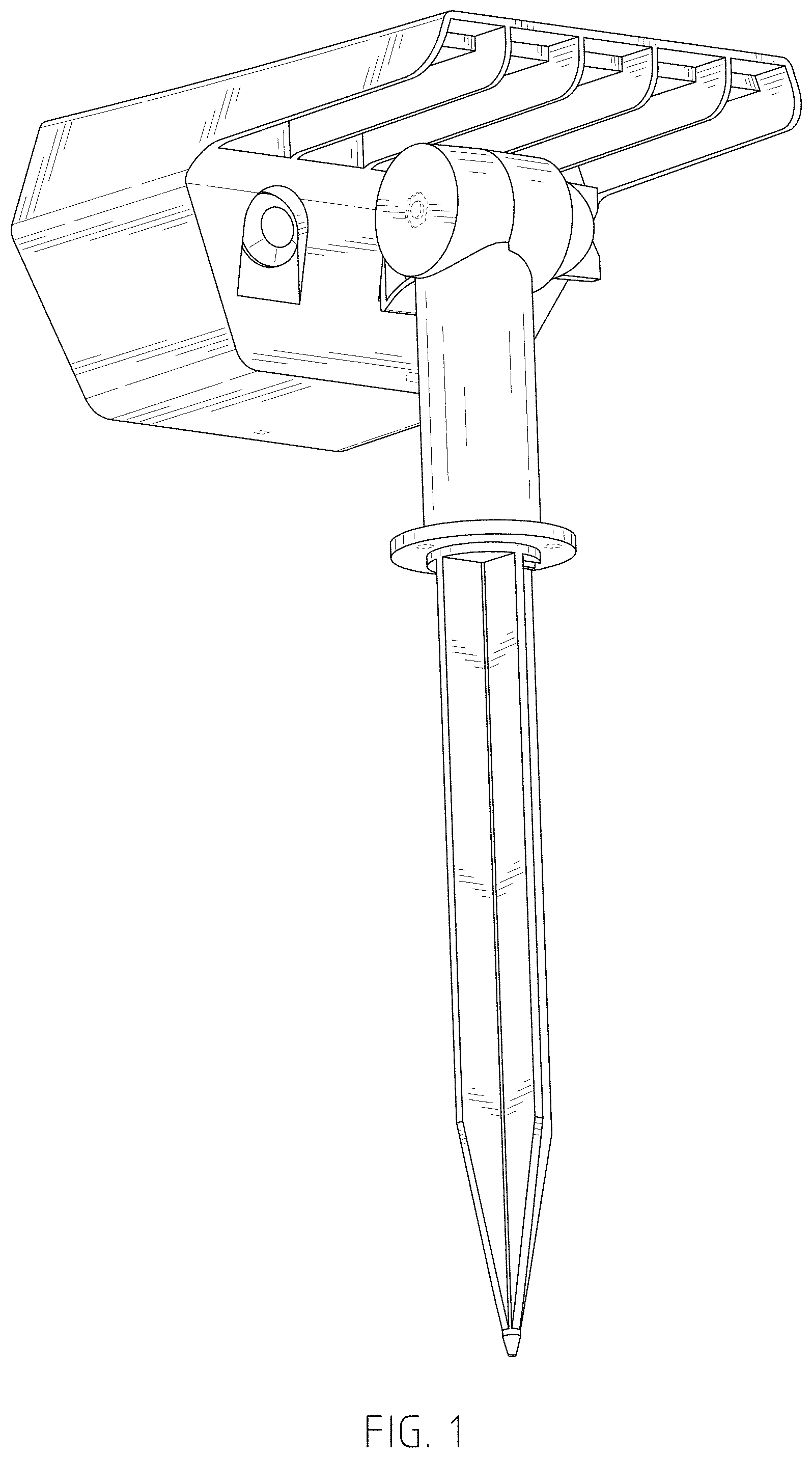 Patent USD1001334 Figure 1 – Solar lamp