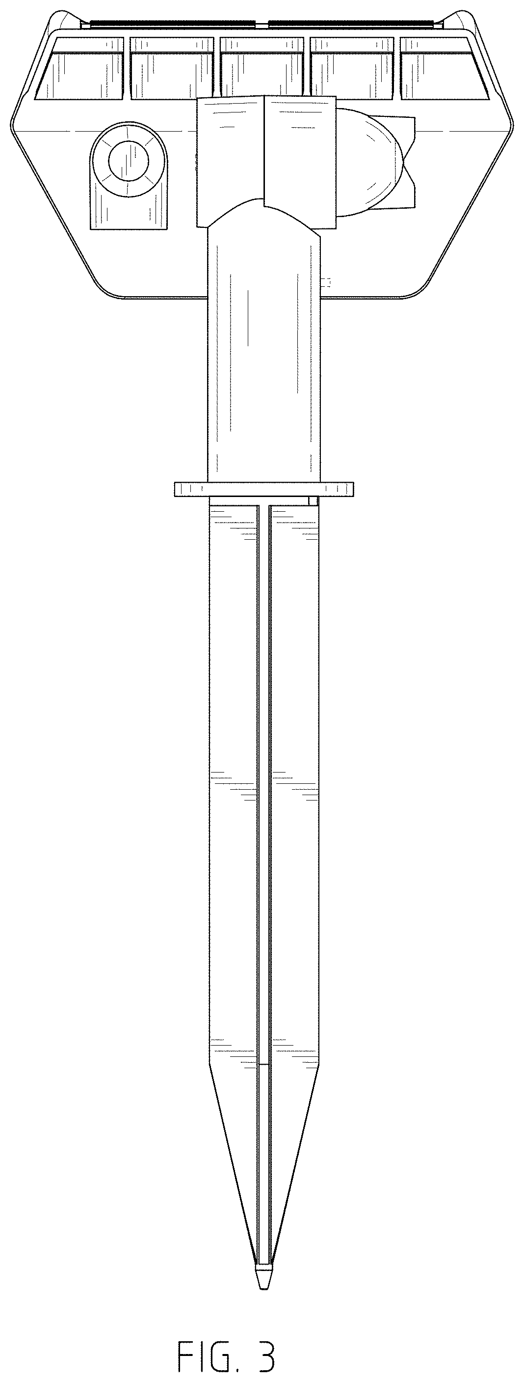 Patent USD1001334 Figure 3 – Solar lamp