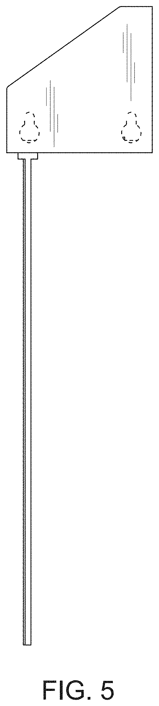 Patent USD1001338 Figure 5 – Light fixture having solar panel
