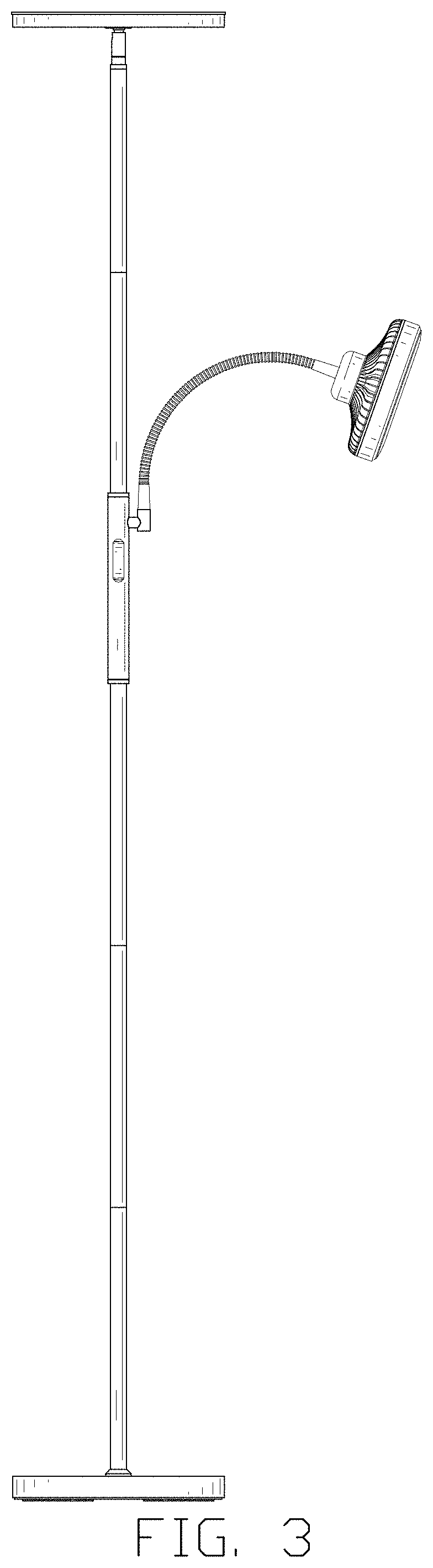 Patent USD1001342 Figure 3 – Floor lamp