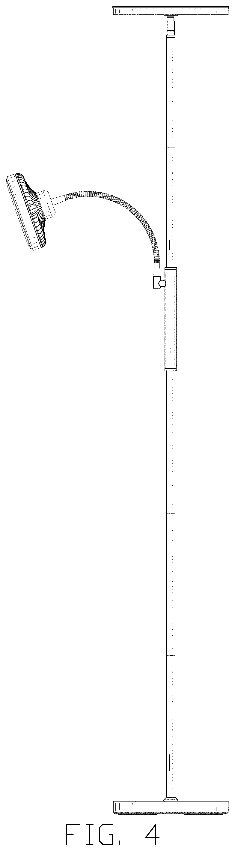 Patent USD1001342 Figure 4 – Floor lamp