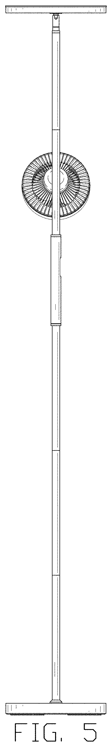 Patent USD1001342 Figure 5 – Floor lamp