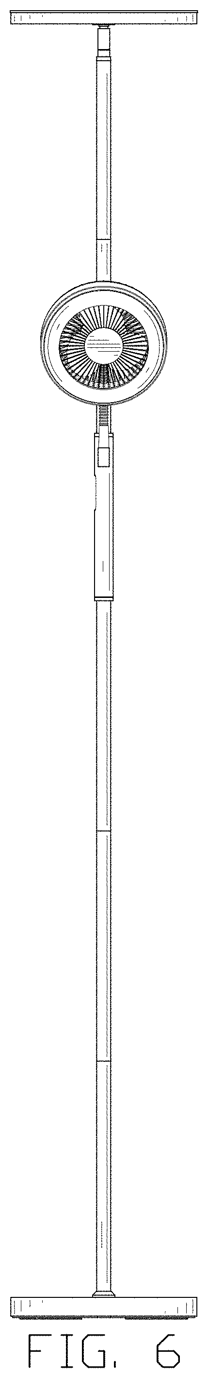 Patent USD1001342 Figure 6 – Floor lamp