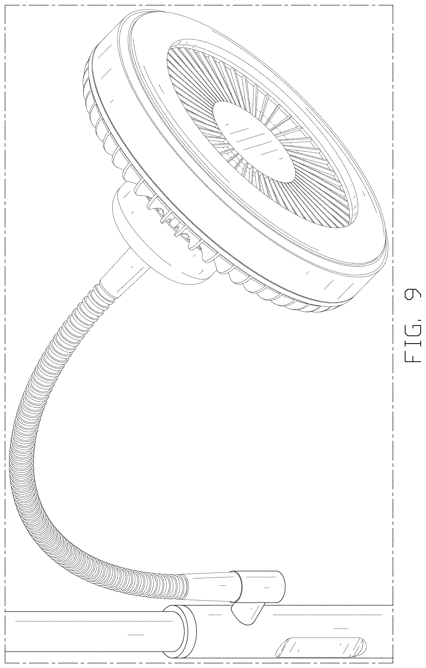 Patent USD1001342 Figure 9 – Floor lamp
