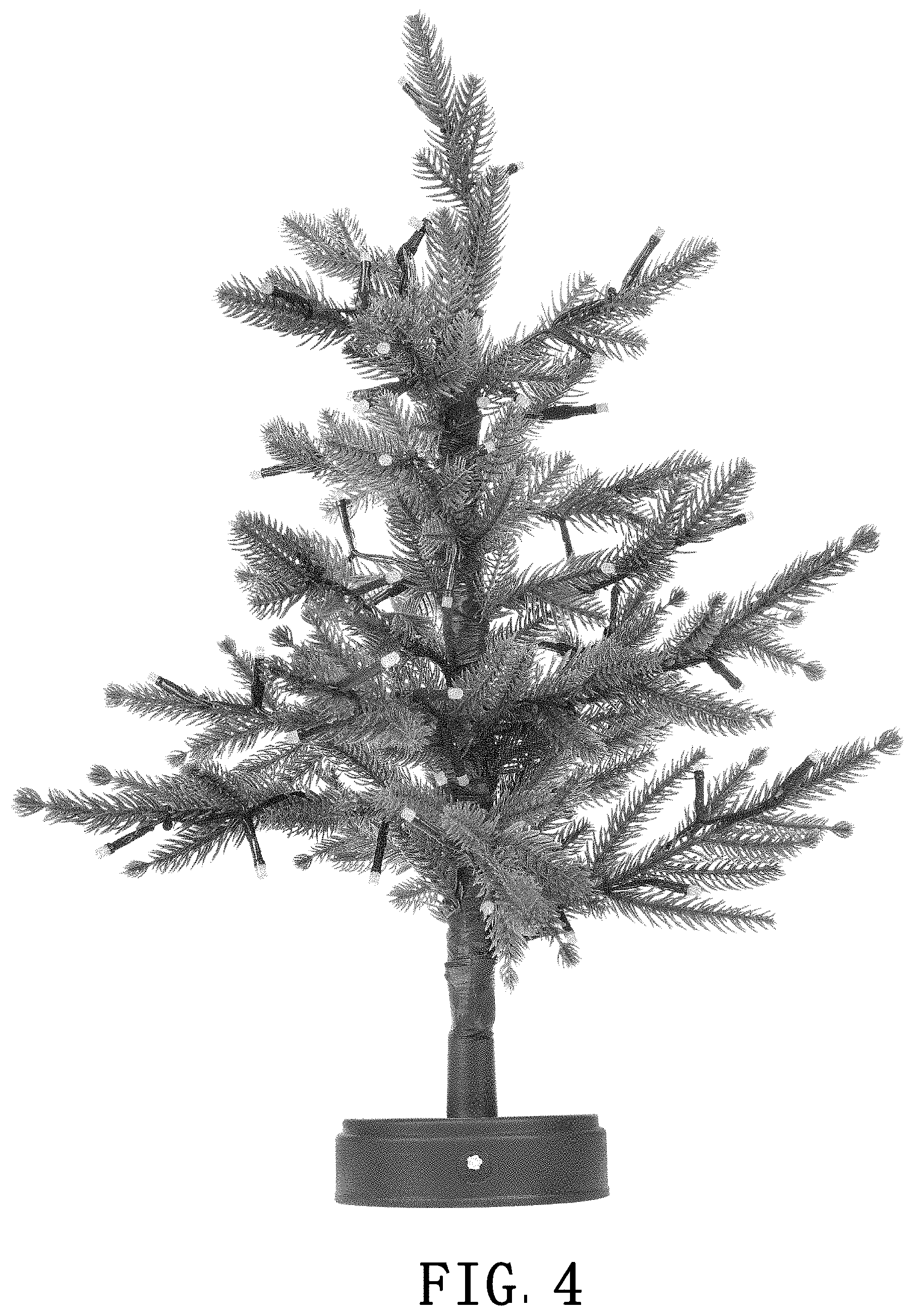 Patent USD1001345 Figure 4 – Christmas tree light