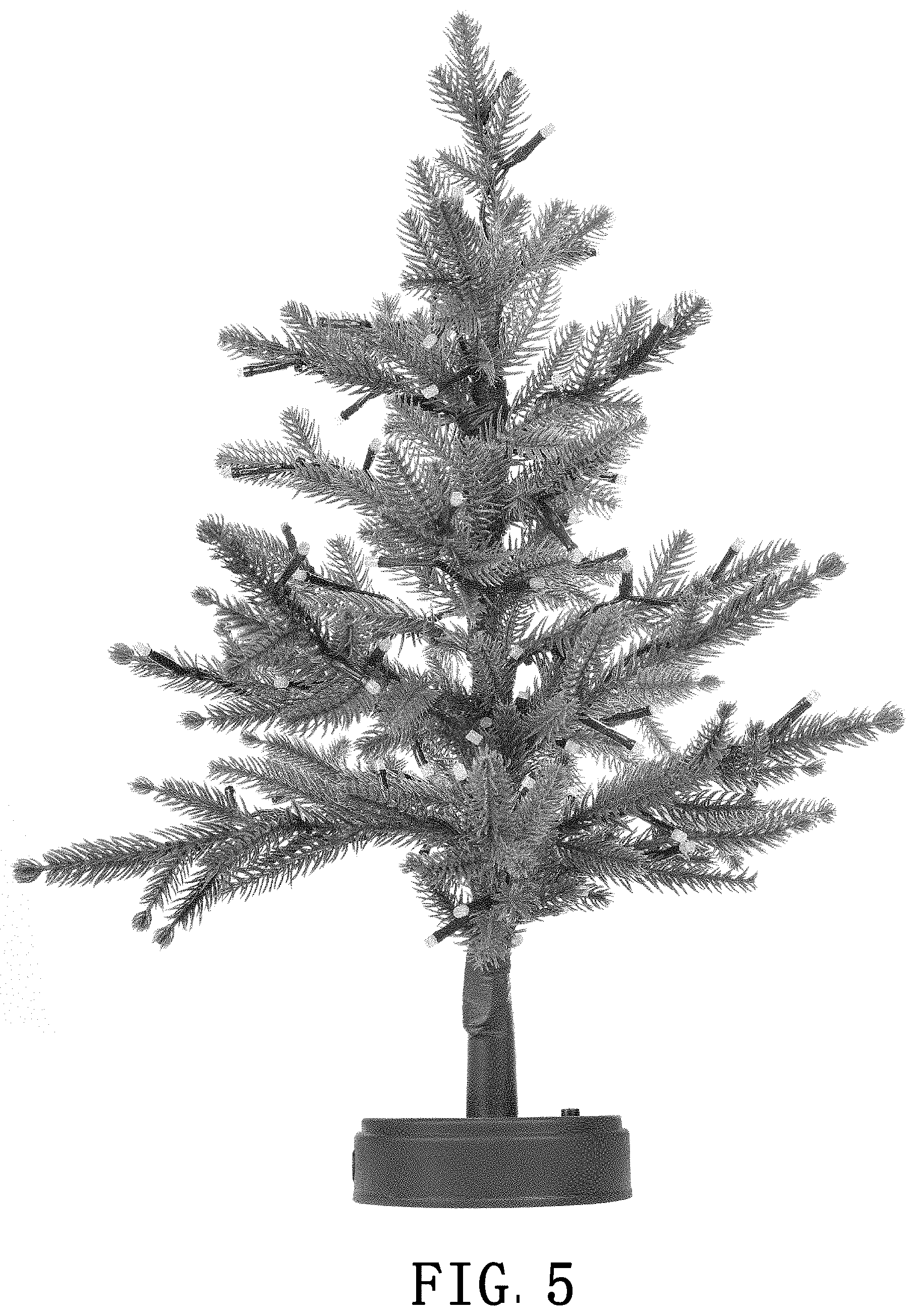 Patent USD1001345 Figure 5 – Christmas tree light
