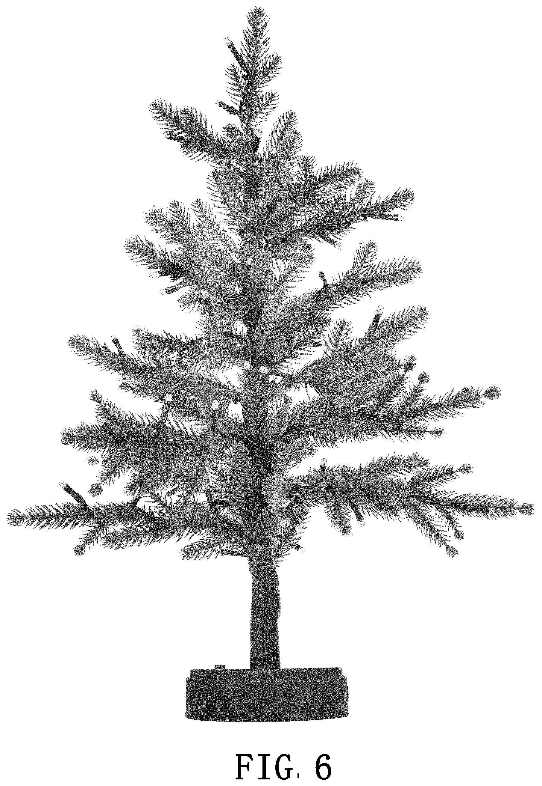 Patent USD1001345 Figure 6 – Christmas tree light