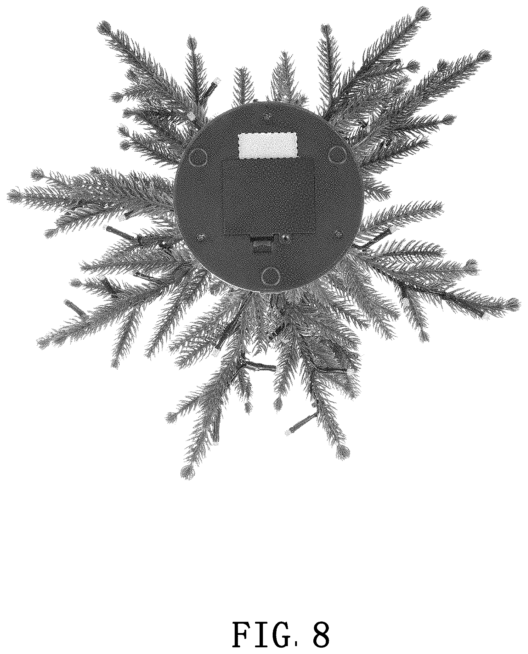 Patent USD1001345 Figure 8 – Christmas tree light