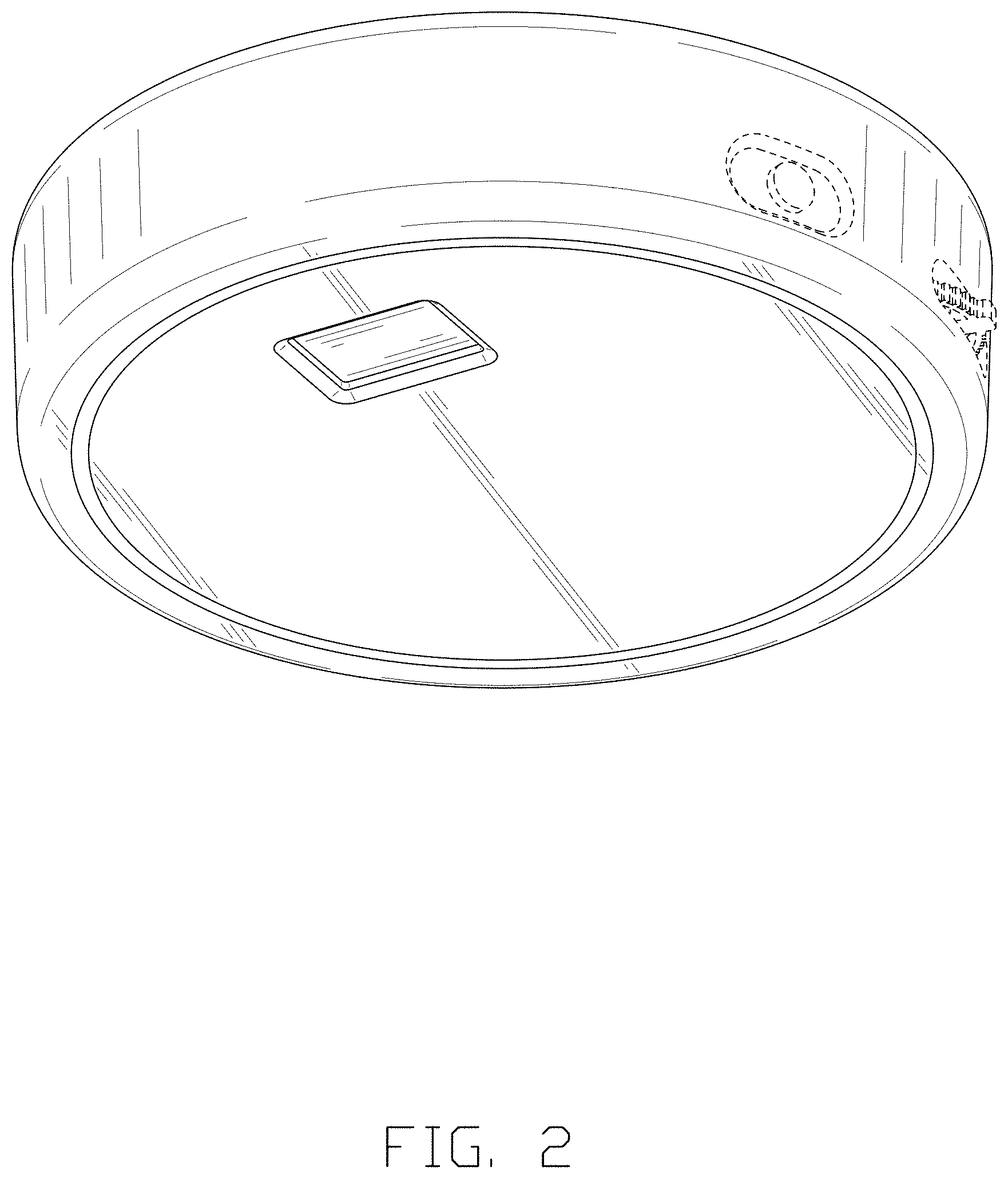 Patent USD1001346 Figure 2 – Round light