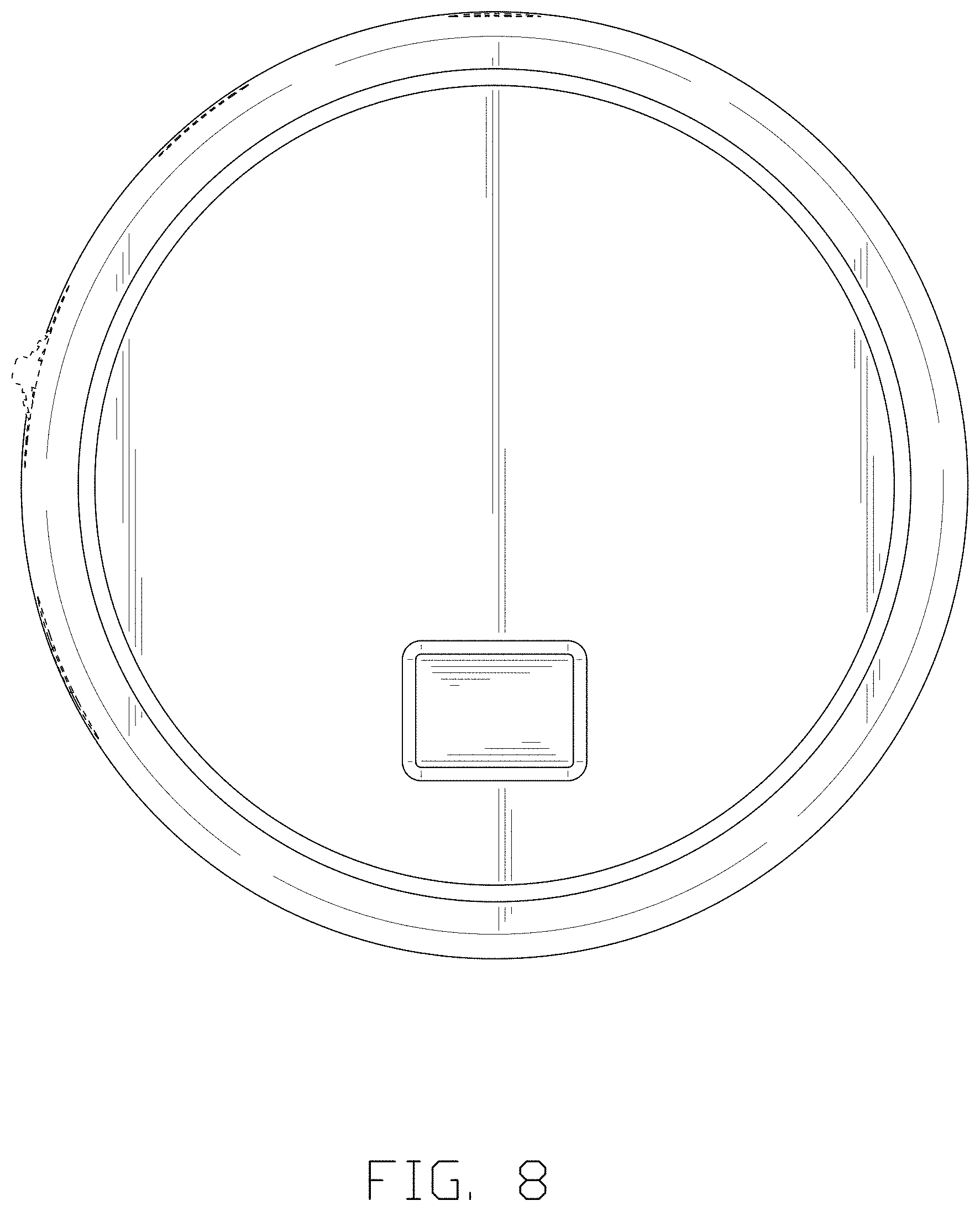 Patent USD1001346 Figure 8 – Round light
