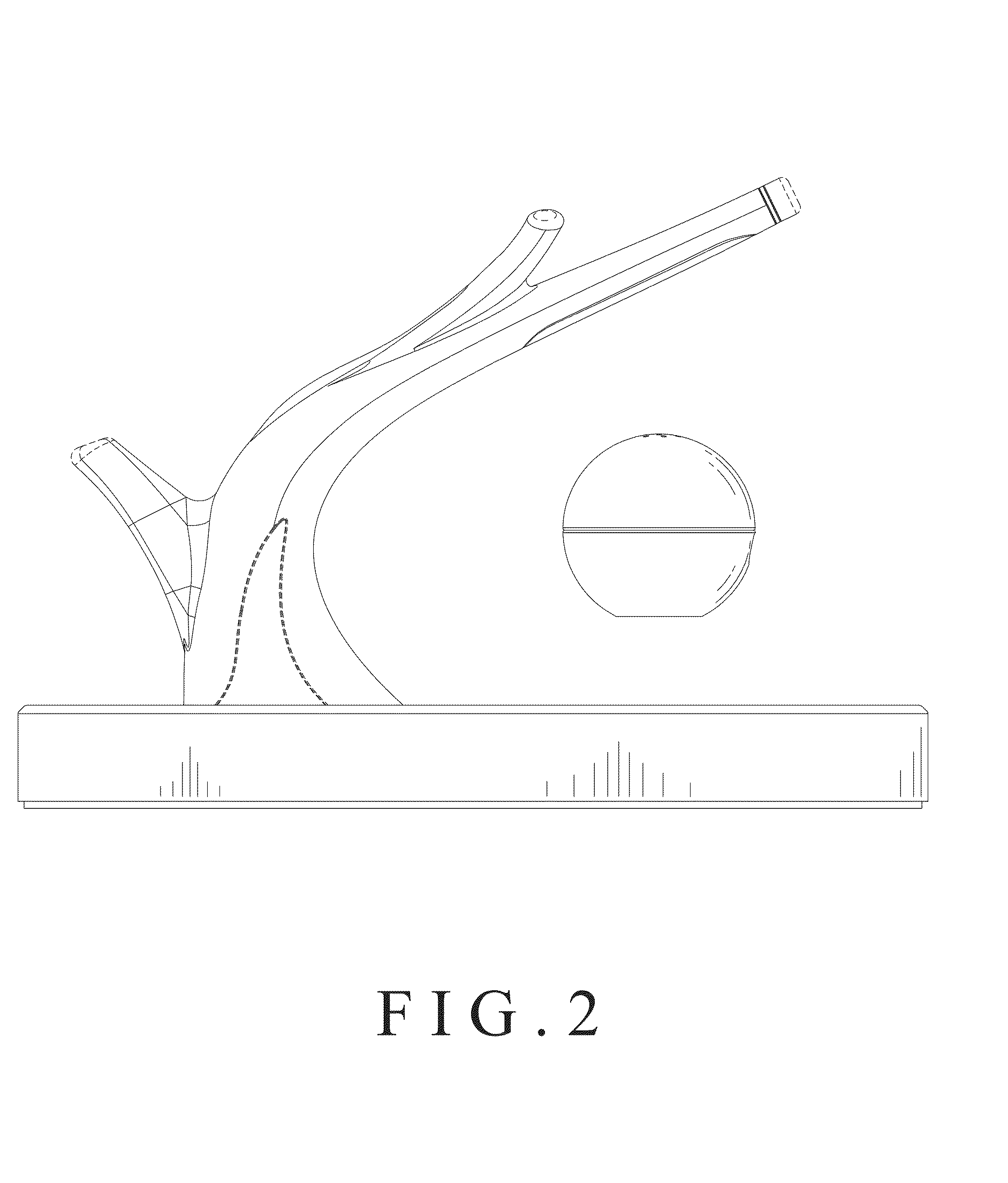 Patent USD1001347 Figure 2 – Magnetically levitation acoustics lamp