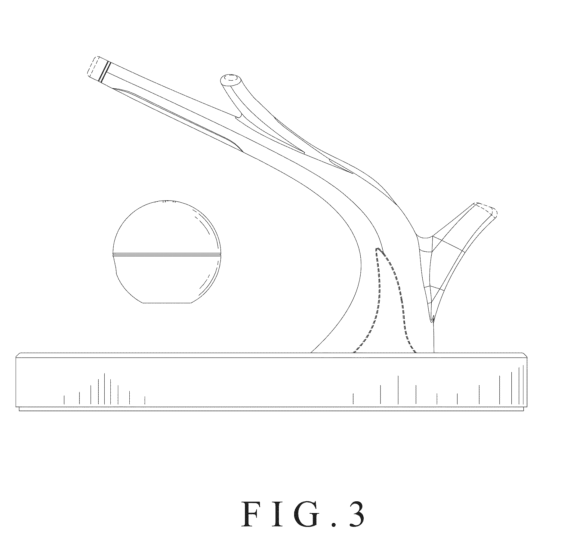 Patent USD1001347 Figure 3 – Magnetically levitation acoustics lamp