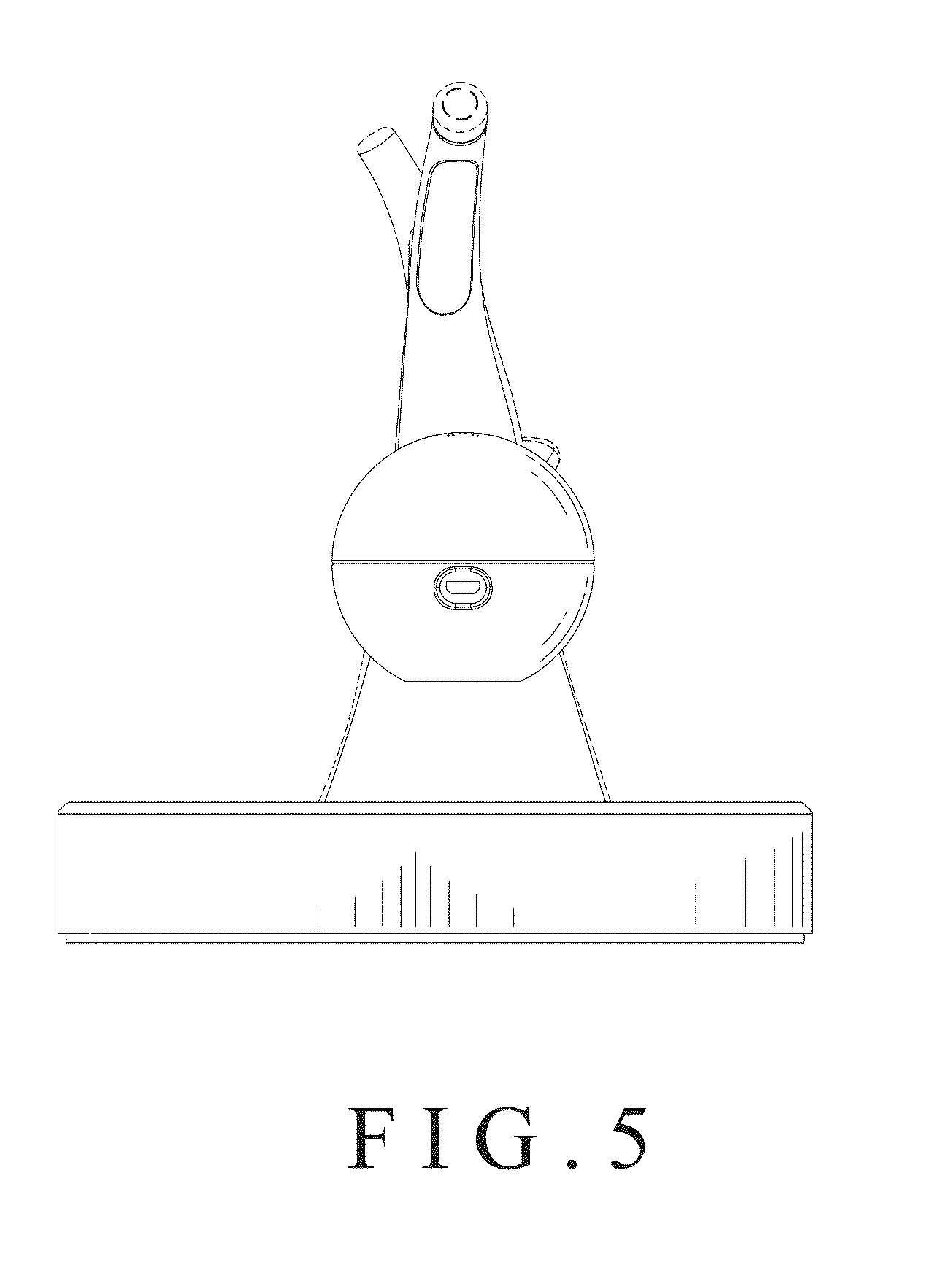 Patent USD1001347 Figure 5 – Magnetically levitation acoustics lamp