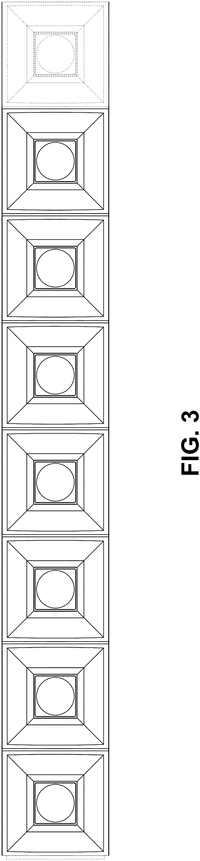 Patent USD1001349 Figure 3 – Light diffuser