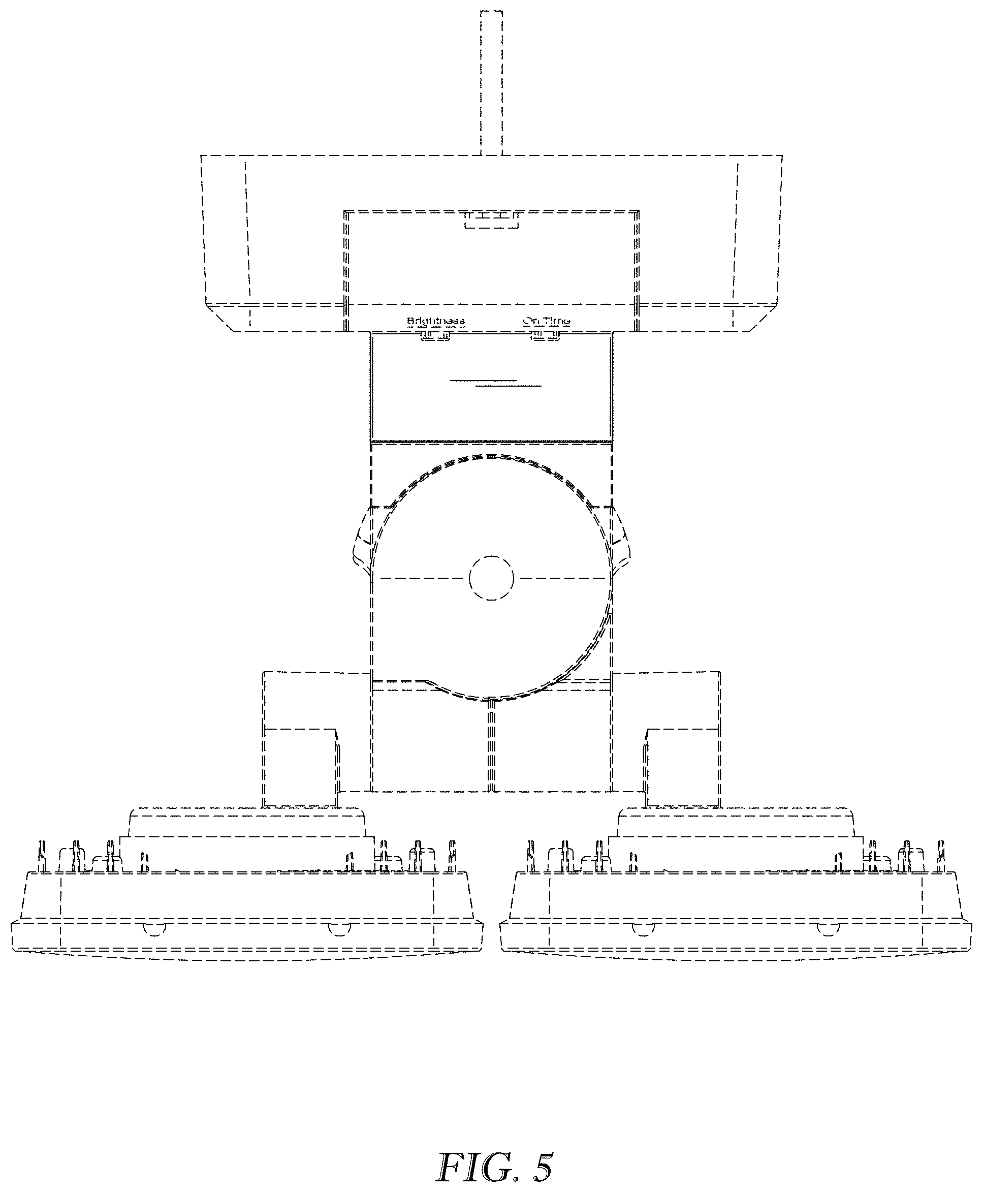 Patent USD1001350 Figure 5 – Security light canopy housing
