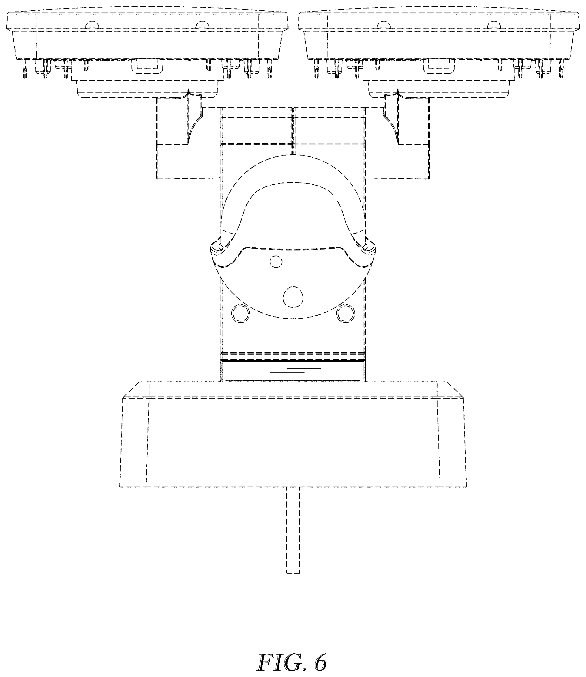 Patent USD1001350 Figure 6 – Security light canopy housing
