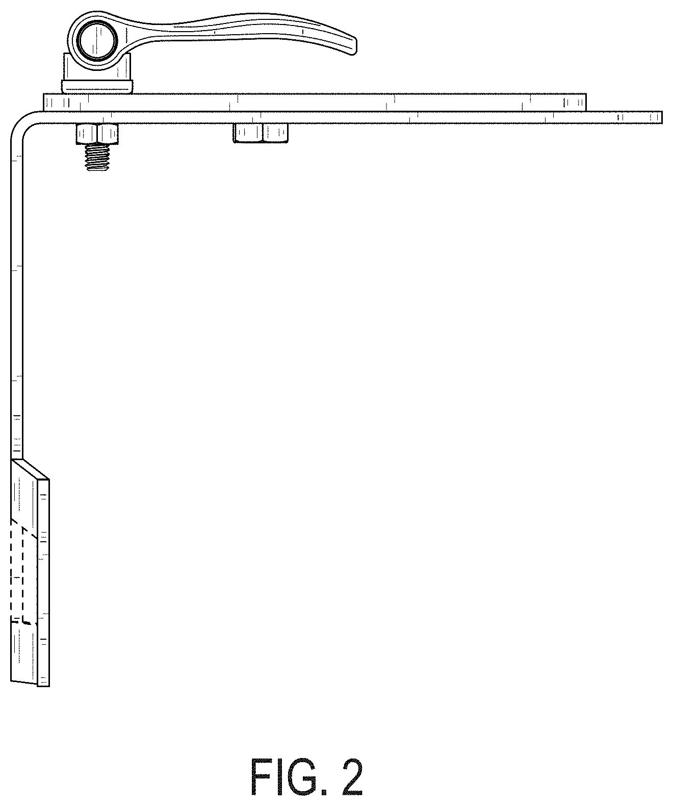 Patent USD1001351 Figure 2 – Adjustable light mount