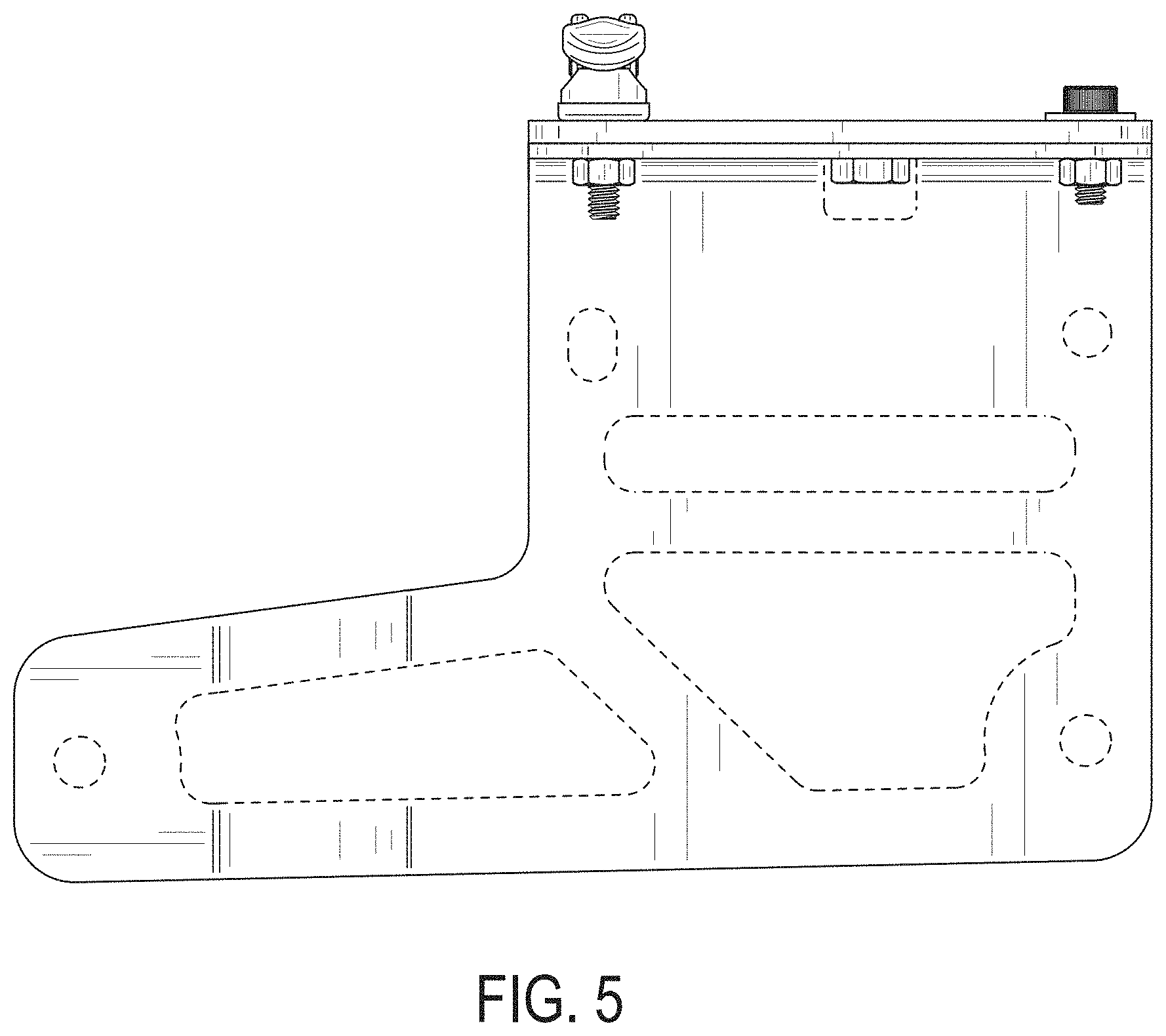 Patent USD1001351 Figure 5 – Adjustable light mount
